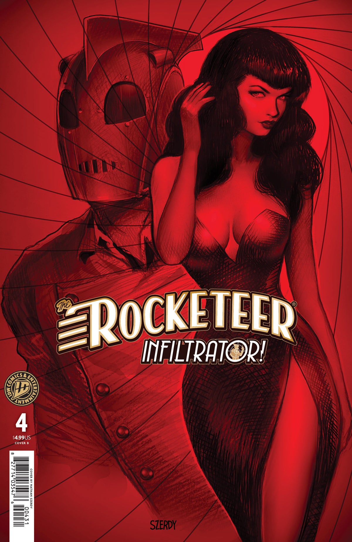 The Rocketeer: Infiltrator! #4 Cover B Nathan Szerdy