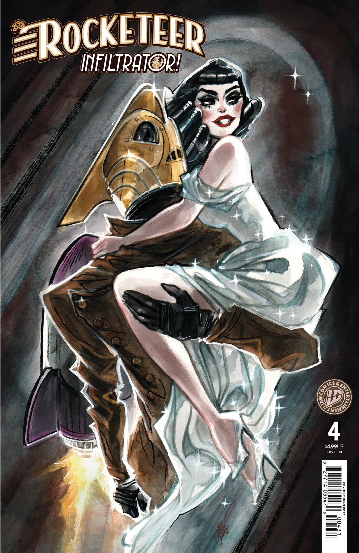 The Rocketeer: Infiltrator! #4 Cover C 1:10 Carla Wyzgala