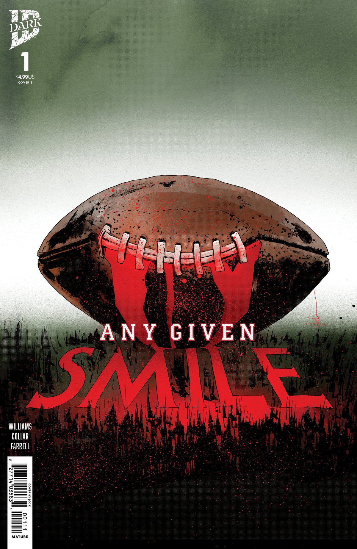 Comic book cover of 'Smile: Any Given Smile #1 Variant B (Jock)'