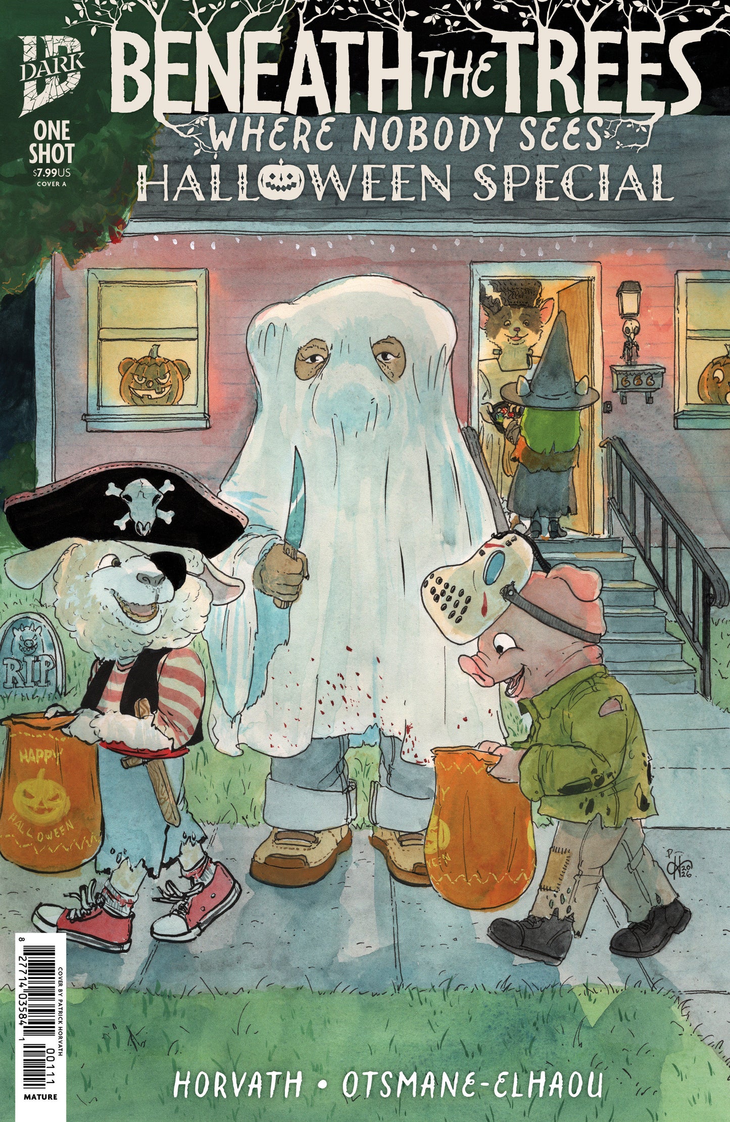 Beneath the Trees Where Nobody Sees Halloween Special Cover A Patrick Horvath