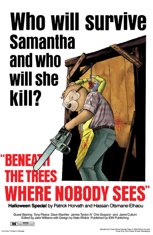 Beneath The Trees Where Nobody Sees Halloween Special Variant B Fleecs Movie Homage Cover