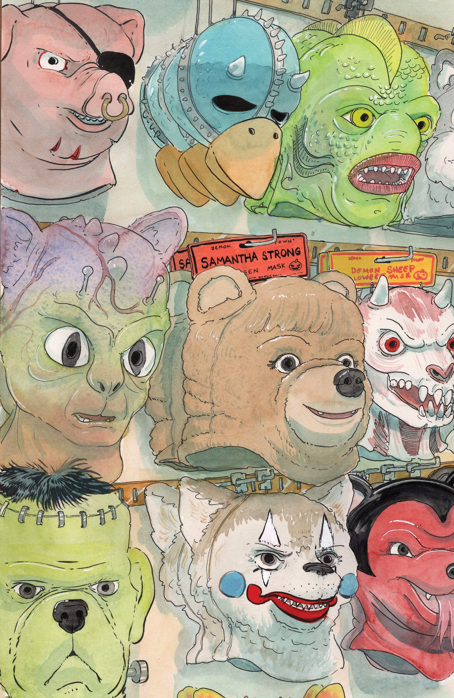 Beneath the Trees Where Nobody Sees Halloween Special Cover F 1:25 Patrick Horvath Full Art