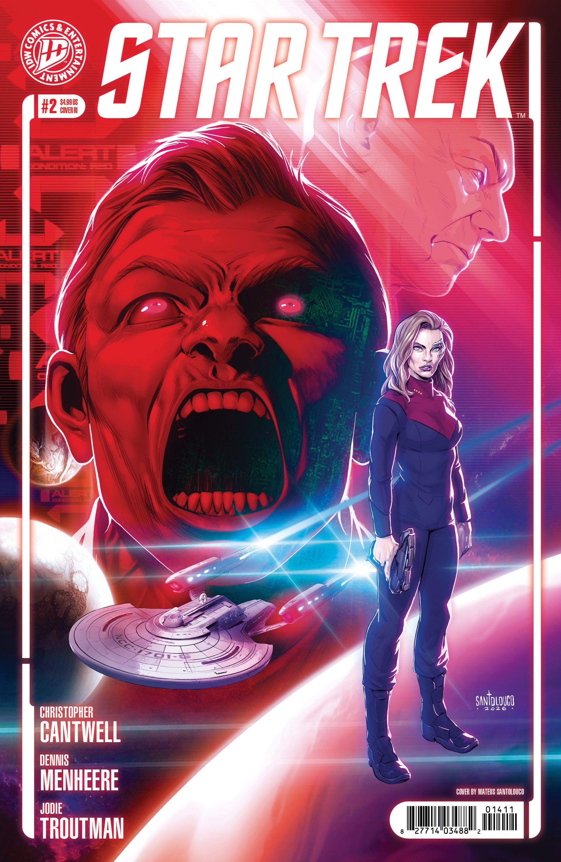 Star Trek (2026) #2 Cover D 1:10 Mateus Santolouco