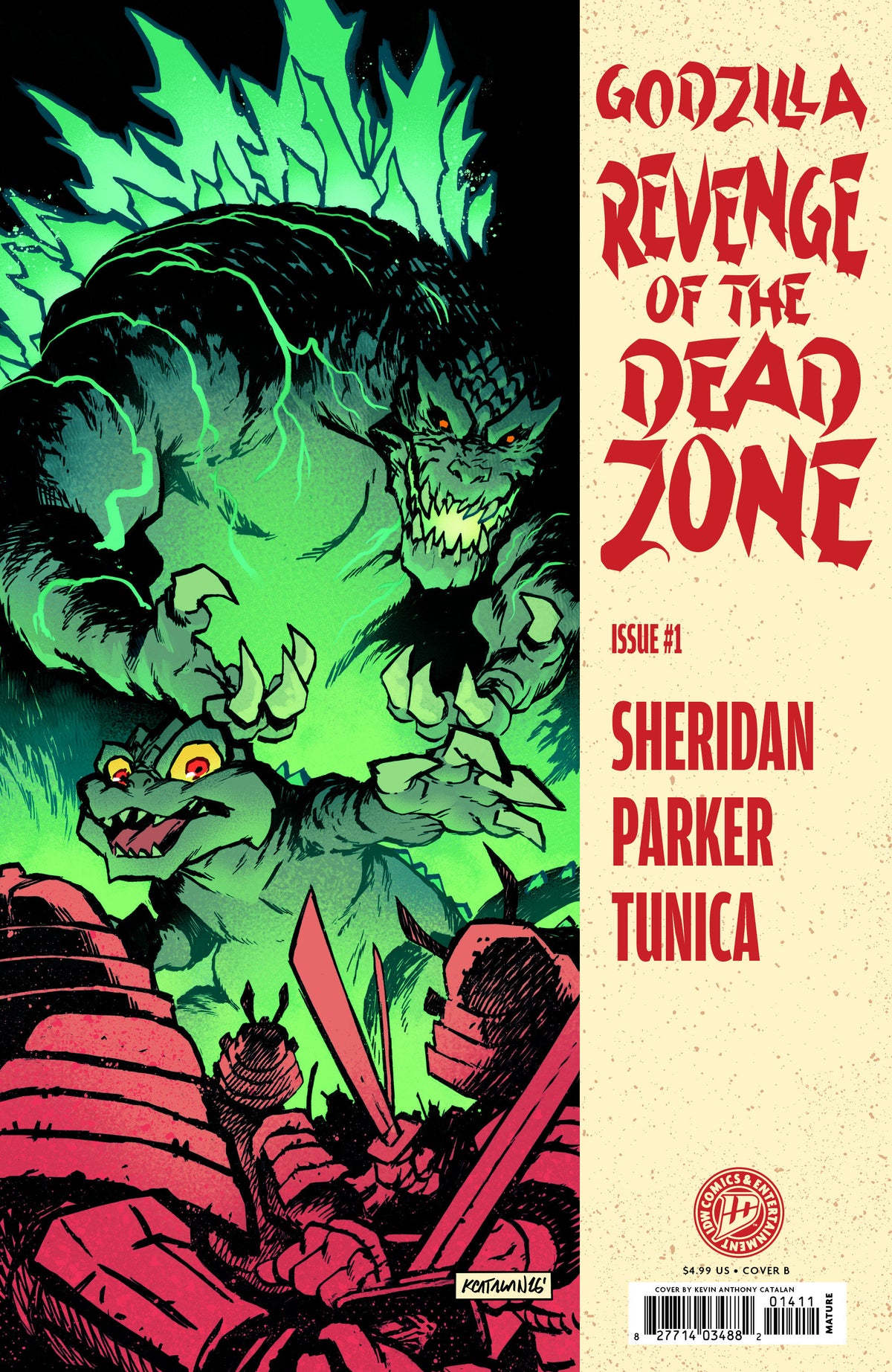 Godzilla: Revenge of the Deadzone [Kai-Sei Era] #1 Cover B Kevin Anthony Catalan