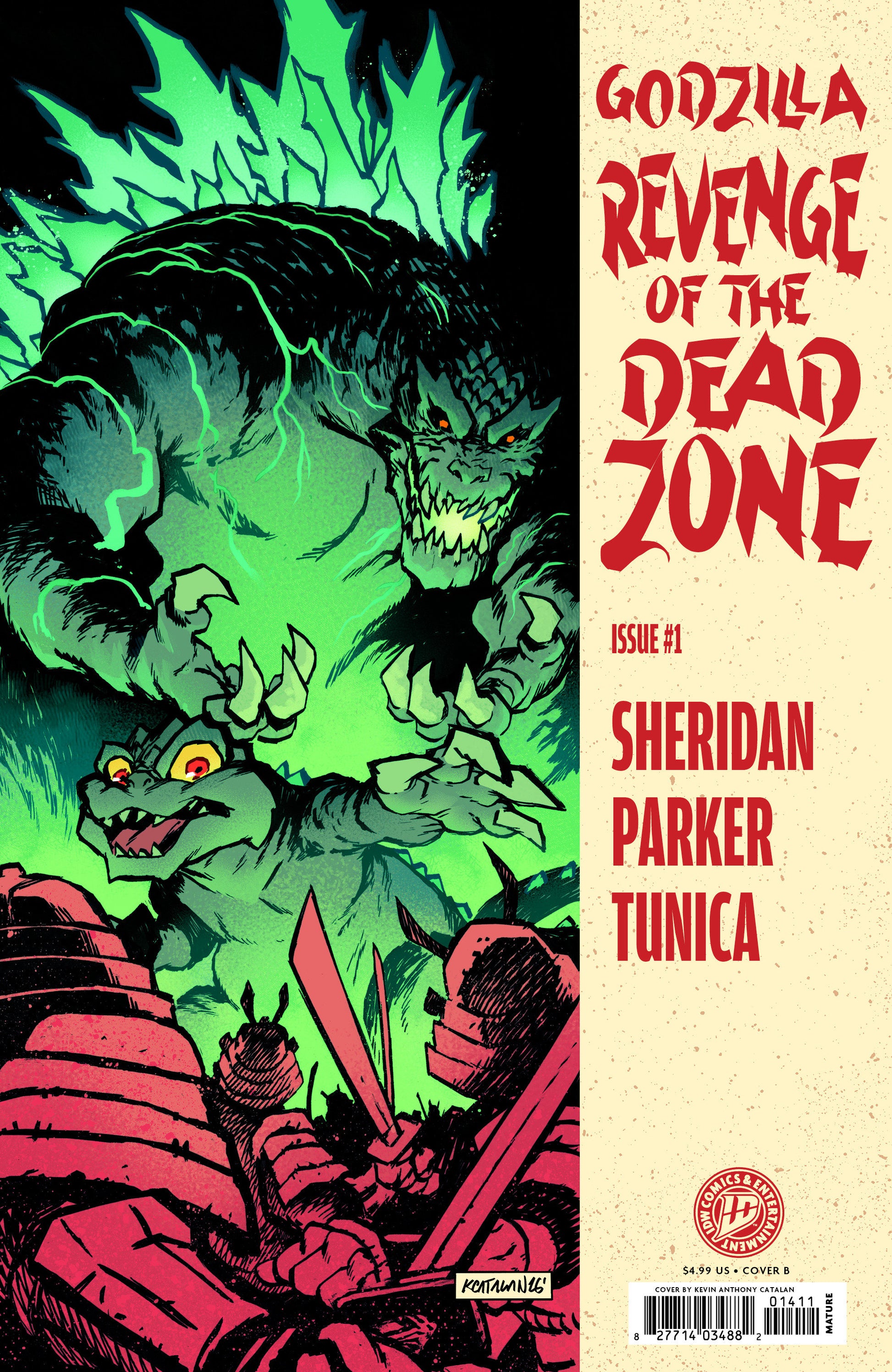 Godzilla: Revenge of the Deadzone [Kai-Sei Era] #1 Cover B Kevin Anthony Catalan