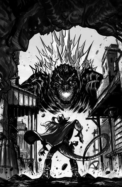 Godzilla: Revenge of the Deadzone [Kai-Sei Era] #4 Cover C 1:10 Pablo Tunica