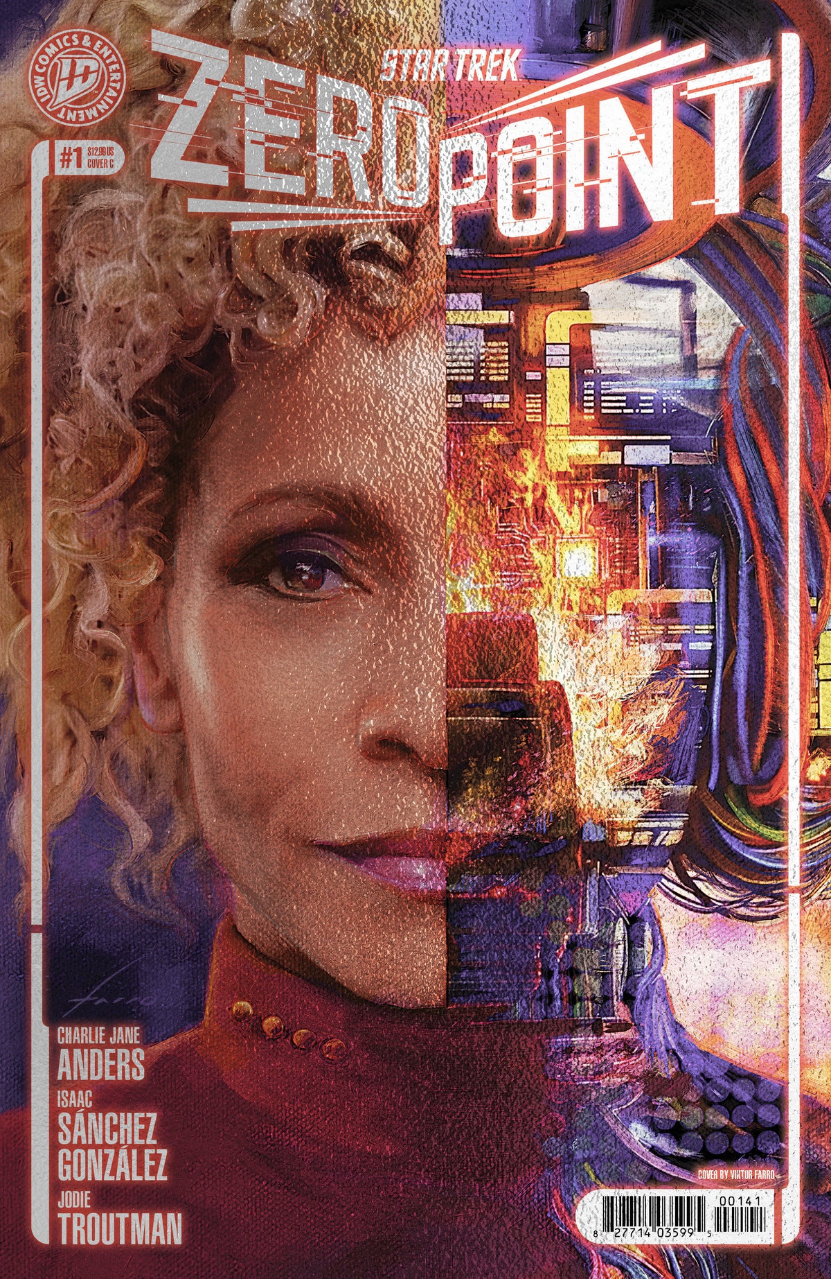 Star Trek: Zero Point #1 Cover C Viktor Farro Foil