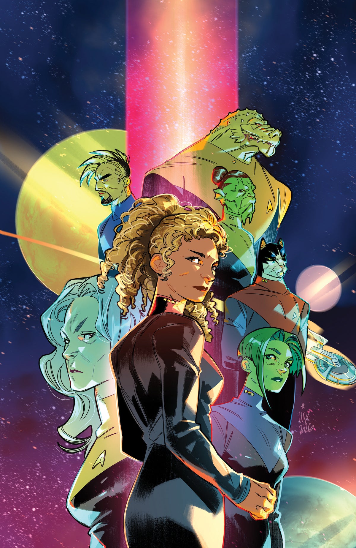 Comic book cover of 'Star Trek: Zero Point #1 Variant Ri (15) (Favoccia Full Art Bundle Of 15) (Inc 1:15)'