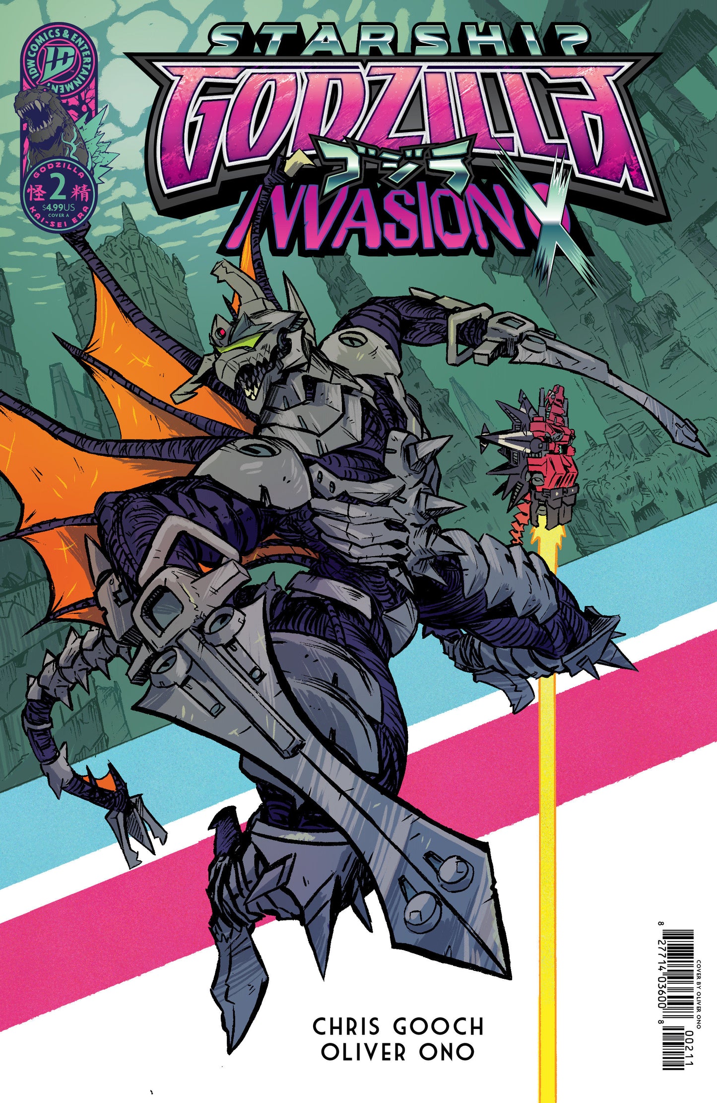 Starship Godzilla: Invasion X [Kai-Sei Era] #2 Cover A Oliver Ono