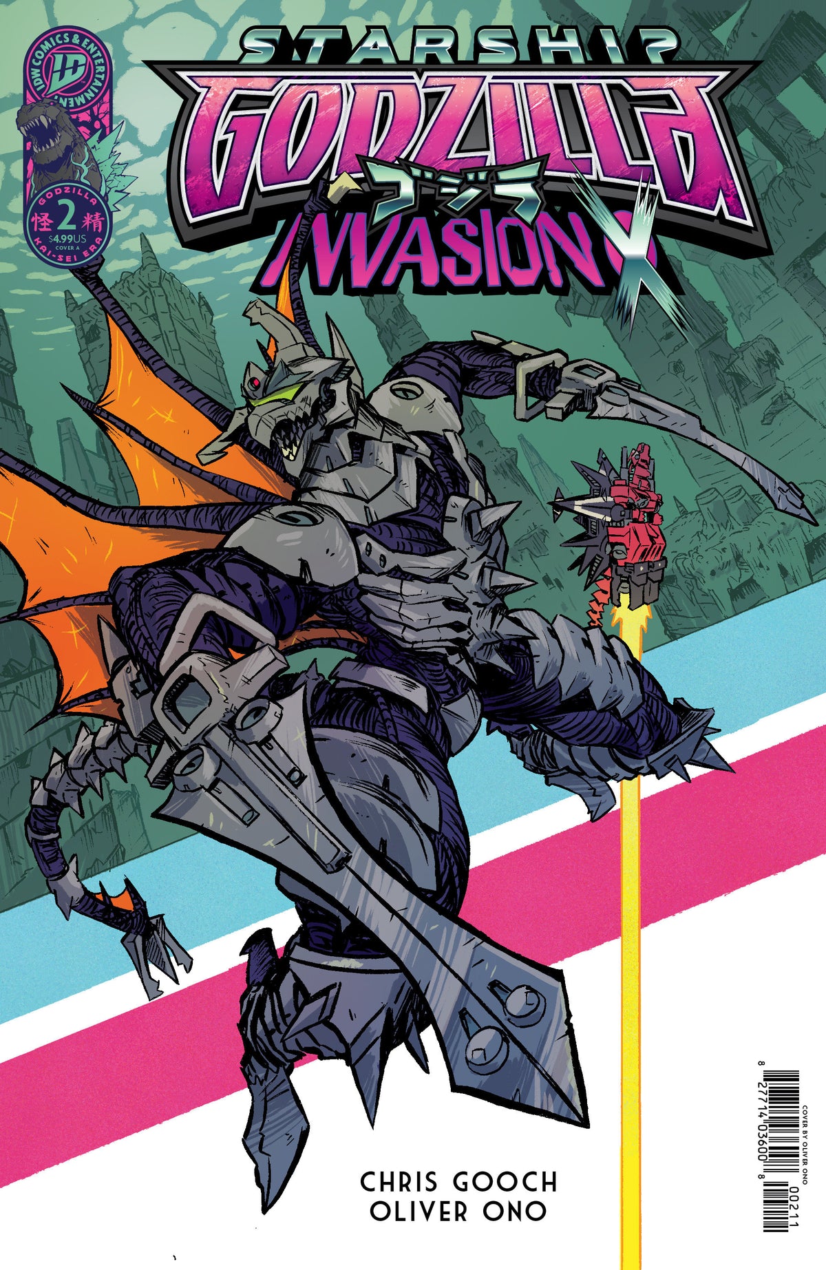 Starship Godzilla: Invasion X [Kai-Sei Era] #2 Cover A Oliver Ono
