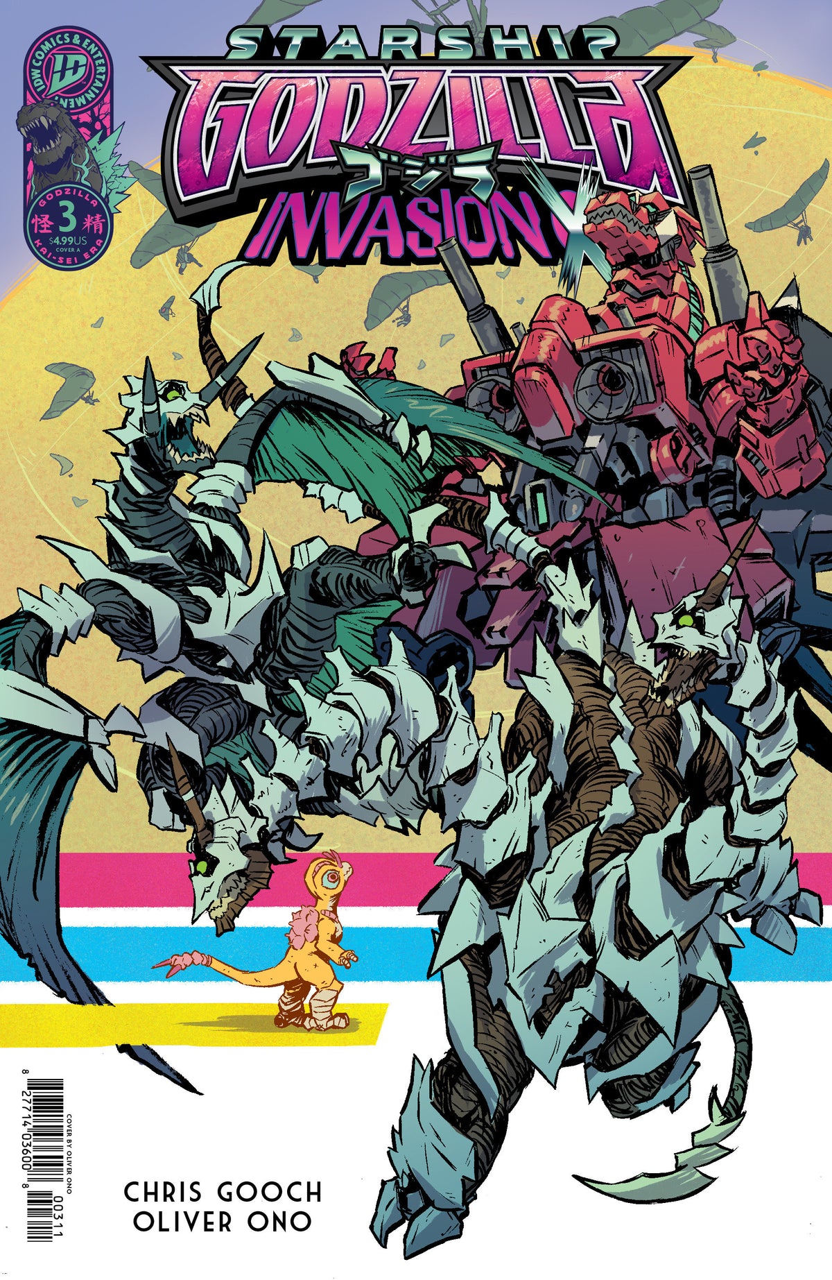Starship Godzilla: Invasion X [Kai-Sei Era] #3 Cover A Oliver Ono