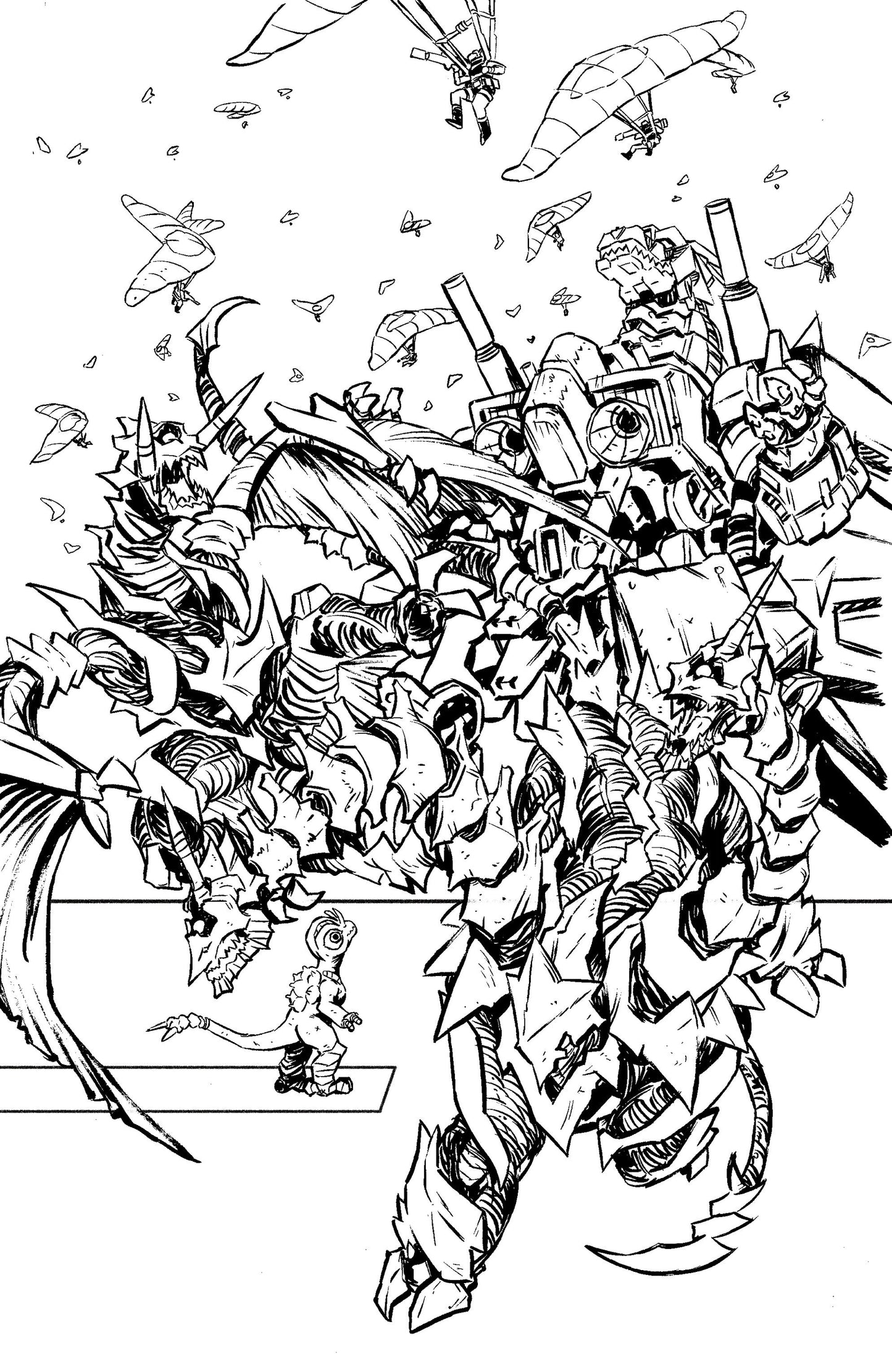 Starship Godzilla: Invasion X [Kai-Sei Era] #3 Cover C 1:10 Oliver Ono