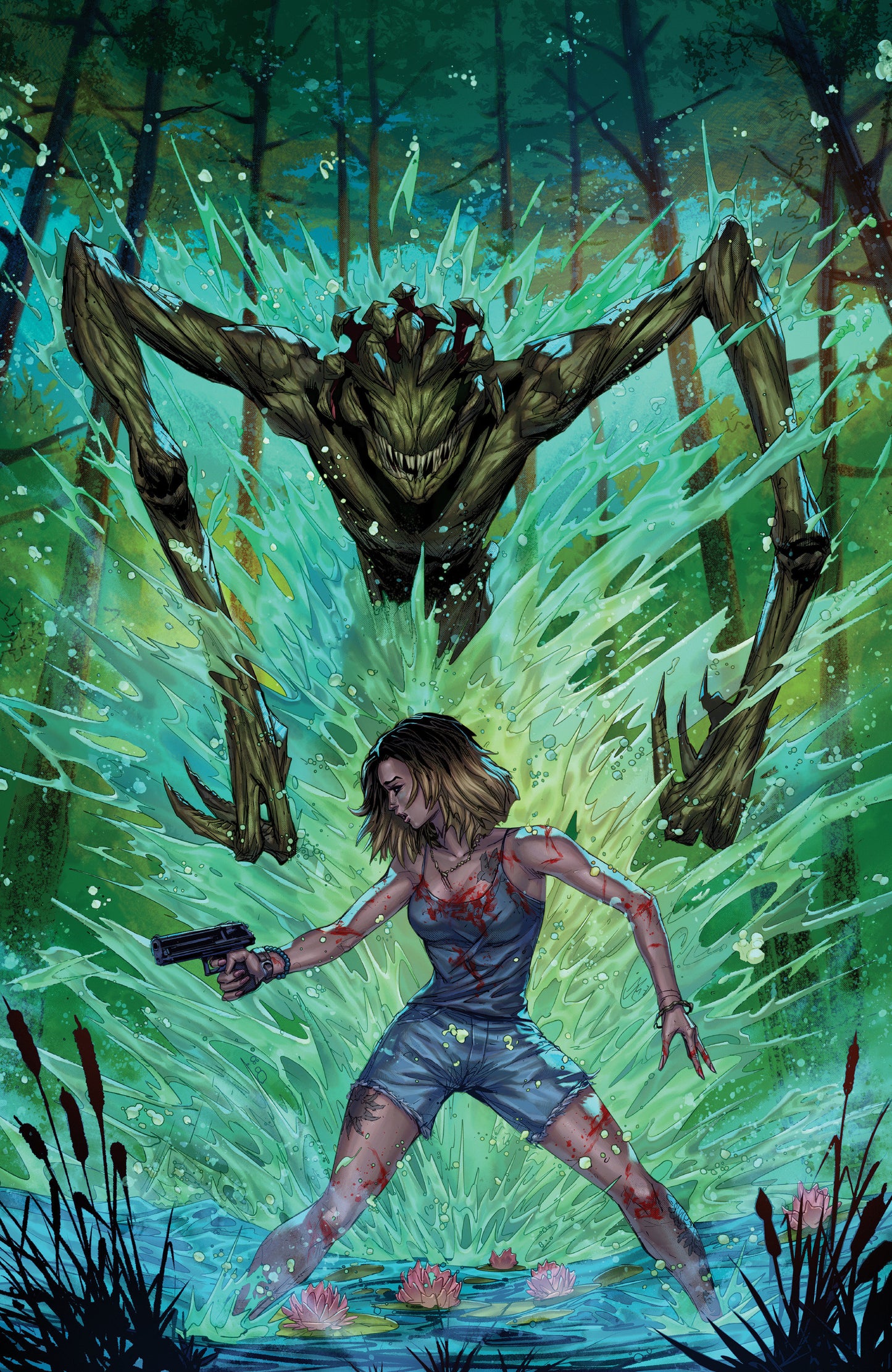 A Quiet Place: Rising Tides #1 Cover E 1:25 Tyler Kirkham Full Art