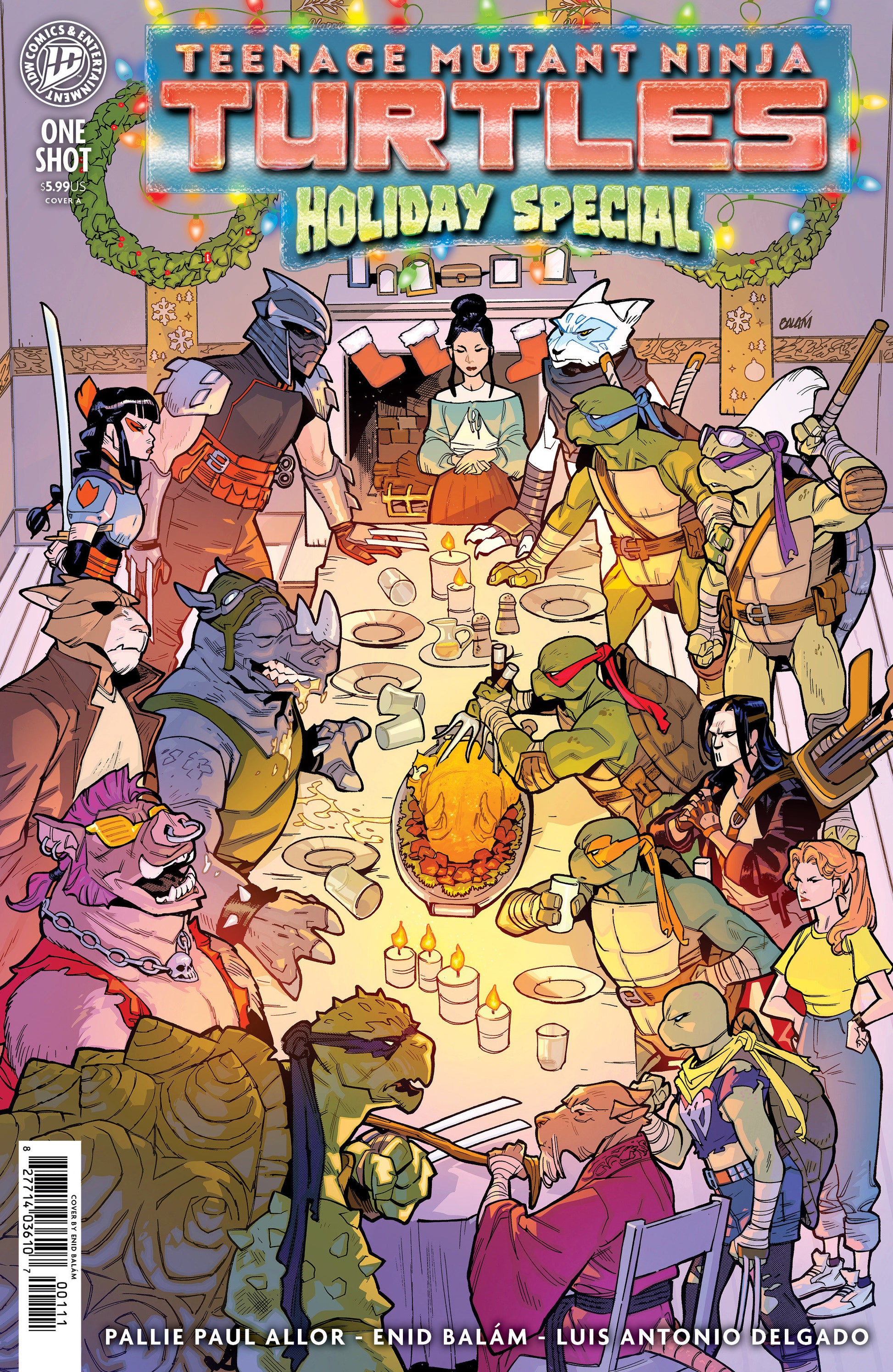 Teenage Mutant Ninja Turtles: Holiday Special Cover A Enid Balam
