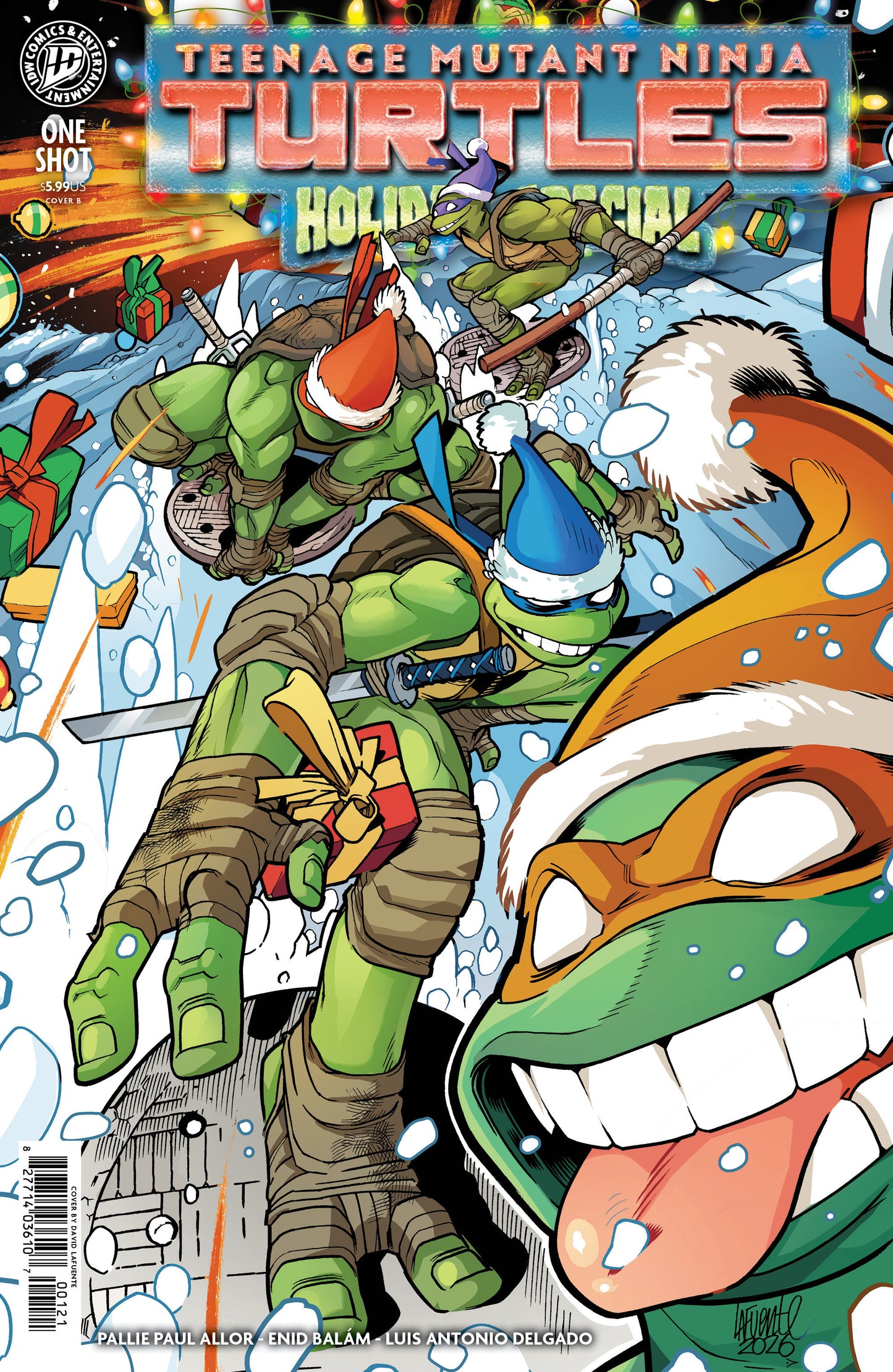 Teenage Mutant Ninja Turtles: Holiday Special Cover B David Lafuente
