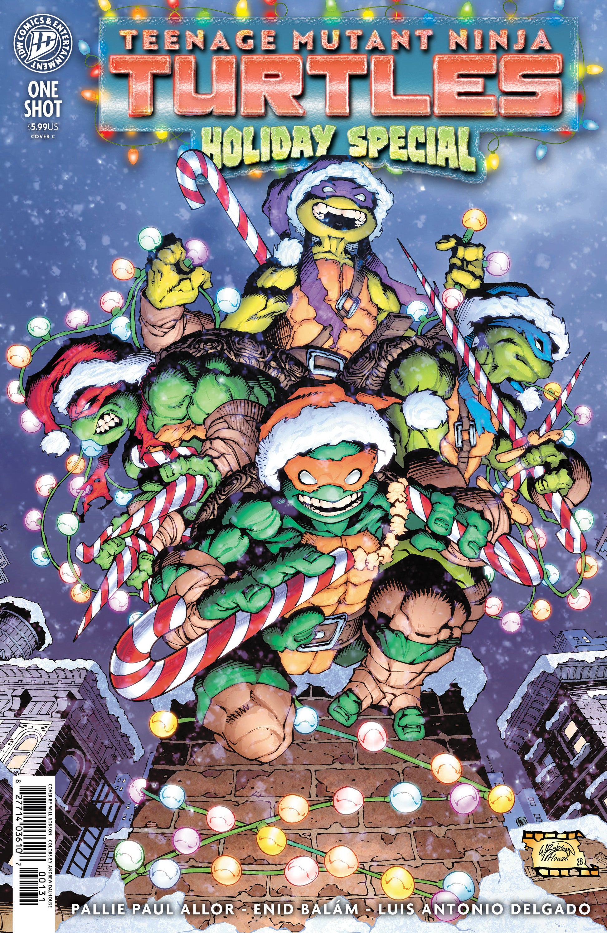 Teenage Mutant Ninja Turtles: Holiday Special Cover C Will Robson