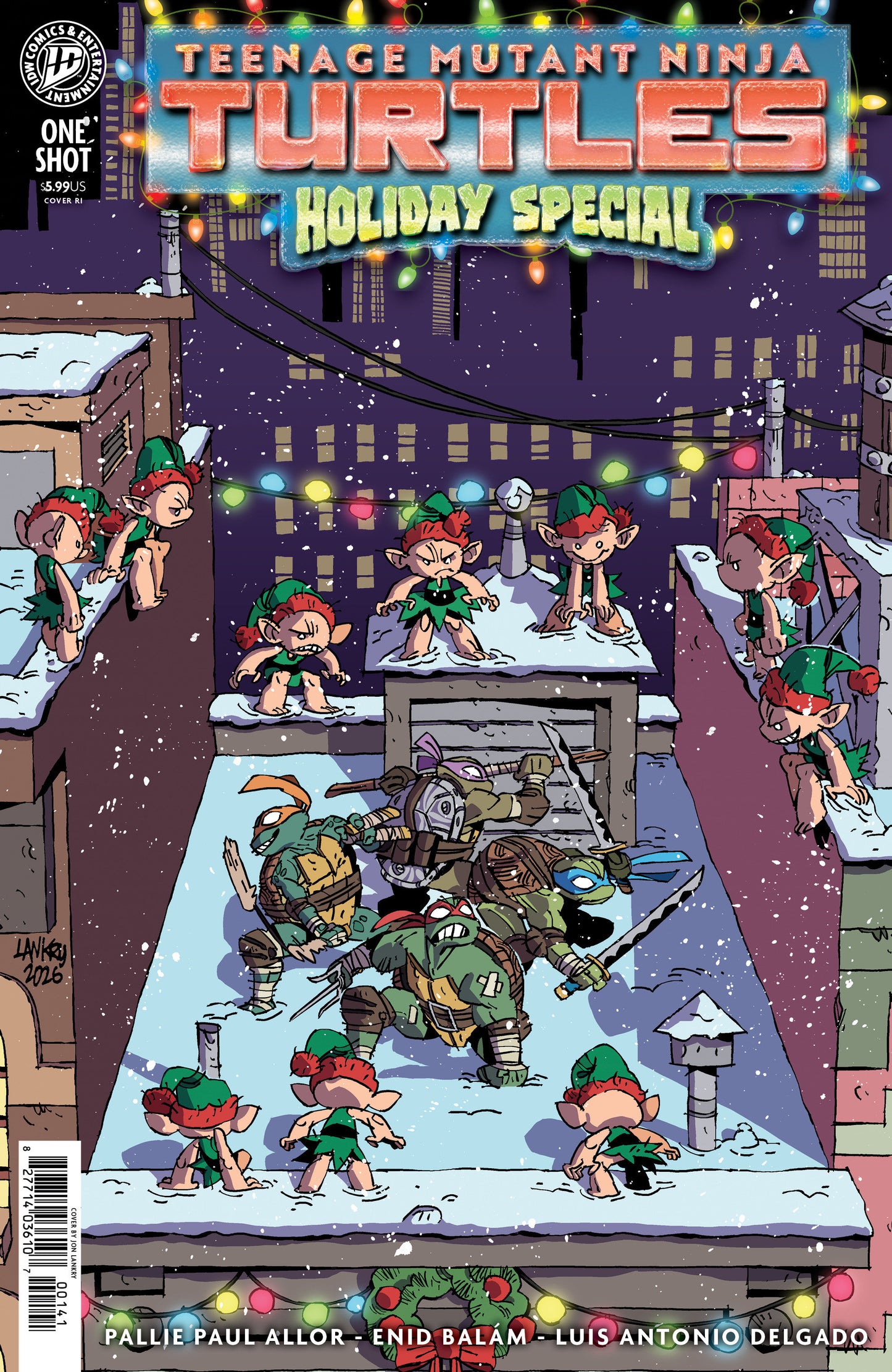 Teenage Mutant Ninja Turtles: Holiday Special Cover D 1:10 Jon Lankry