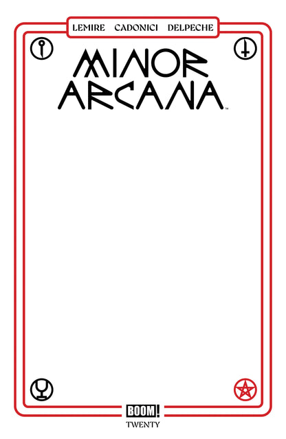 Minor Arcana #20 Cover C TBD Artist Blank Sketch