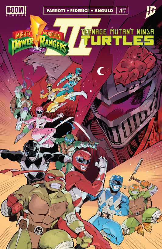 Mighty Morphin Power Rangers/ Teenage Mutant Ninja Turtles III #1 ZB 2nd Printing (Dressed, Nishijima) PRESALE 09/24/2025