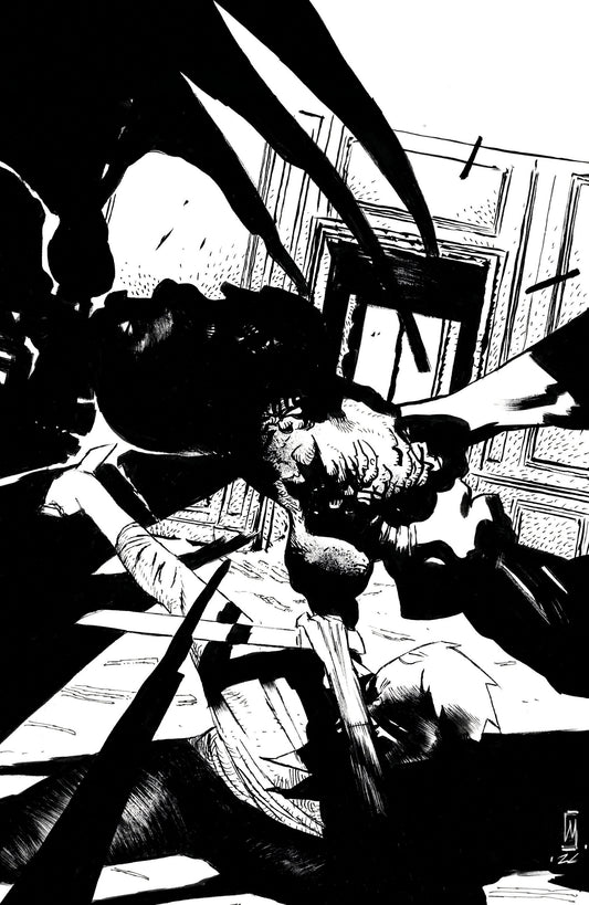 Comic book cover of 'Fall Of The House Of Slaughter #3 C 1 in 10 Variant Edition (Full Art, Dell'edera)'