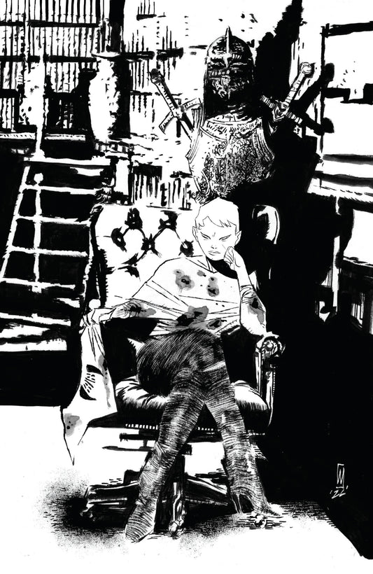 Comic book cover of 'Fall Of The House Of Slaughter #4 F 1 in 25 Variant Edition (Full Art, Dell'edera) PRESALE 8/26'