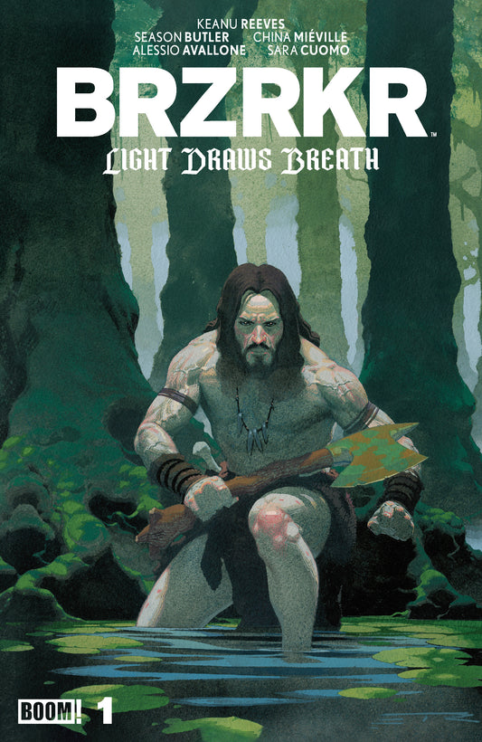 Comic book cover of 'BRZRKR: Light Draws Breath #1 A Main (Dressed, Ribic)'