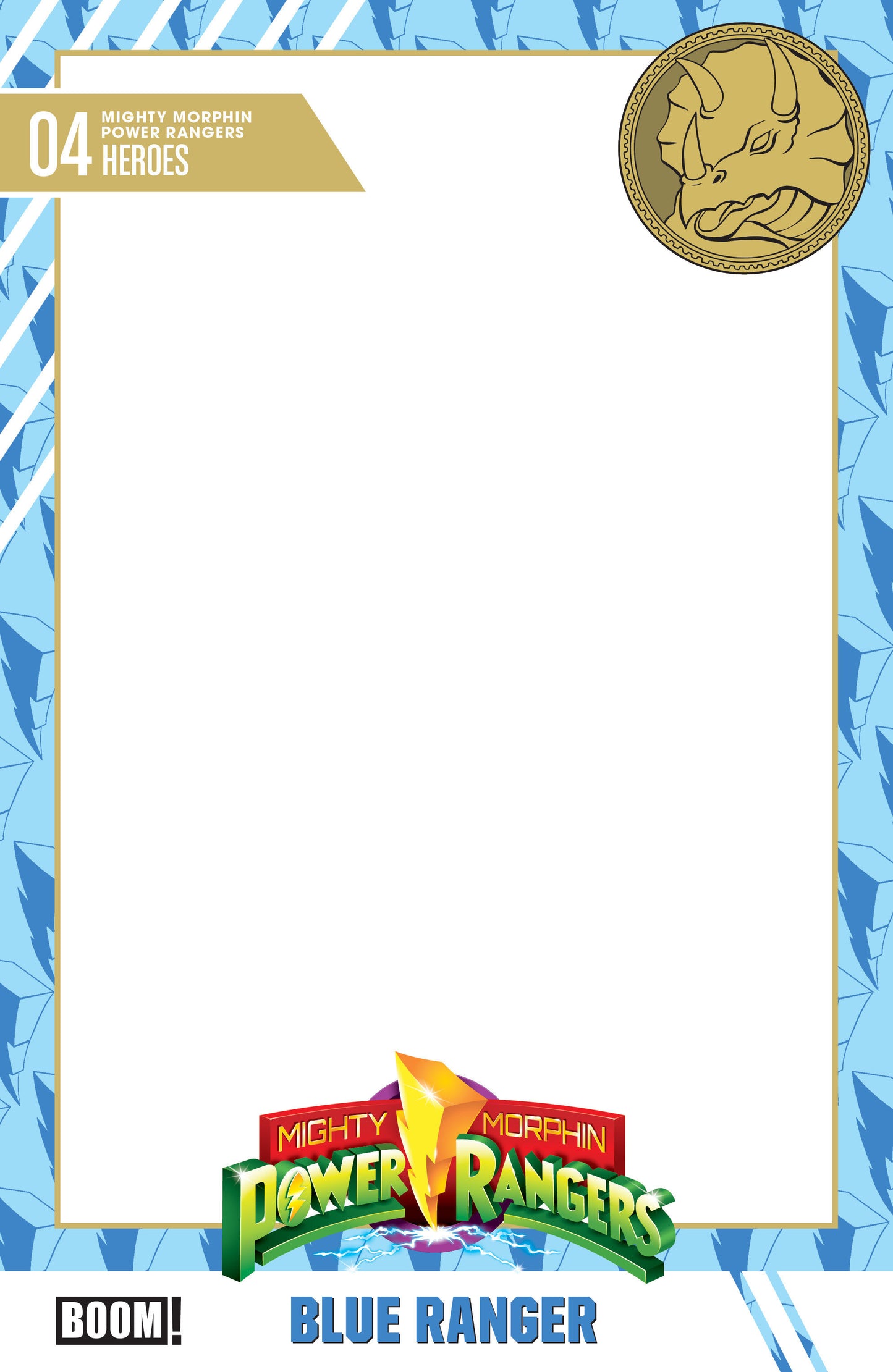 Mighty Morphin Power Rangers (2026) #4 Cover D Trading Card Blank Sketch Variant