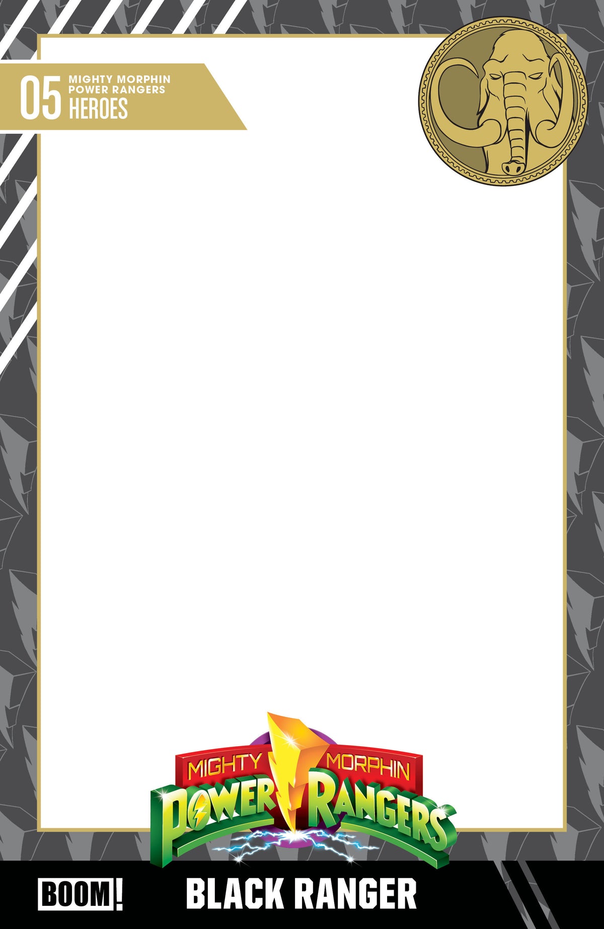 MIGHTY MORPHIN POWER RANGERS 2026 #5 Cover D TBD Artist Trading Card Blank Sketch