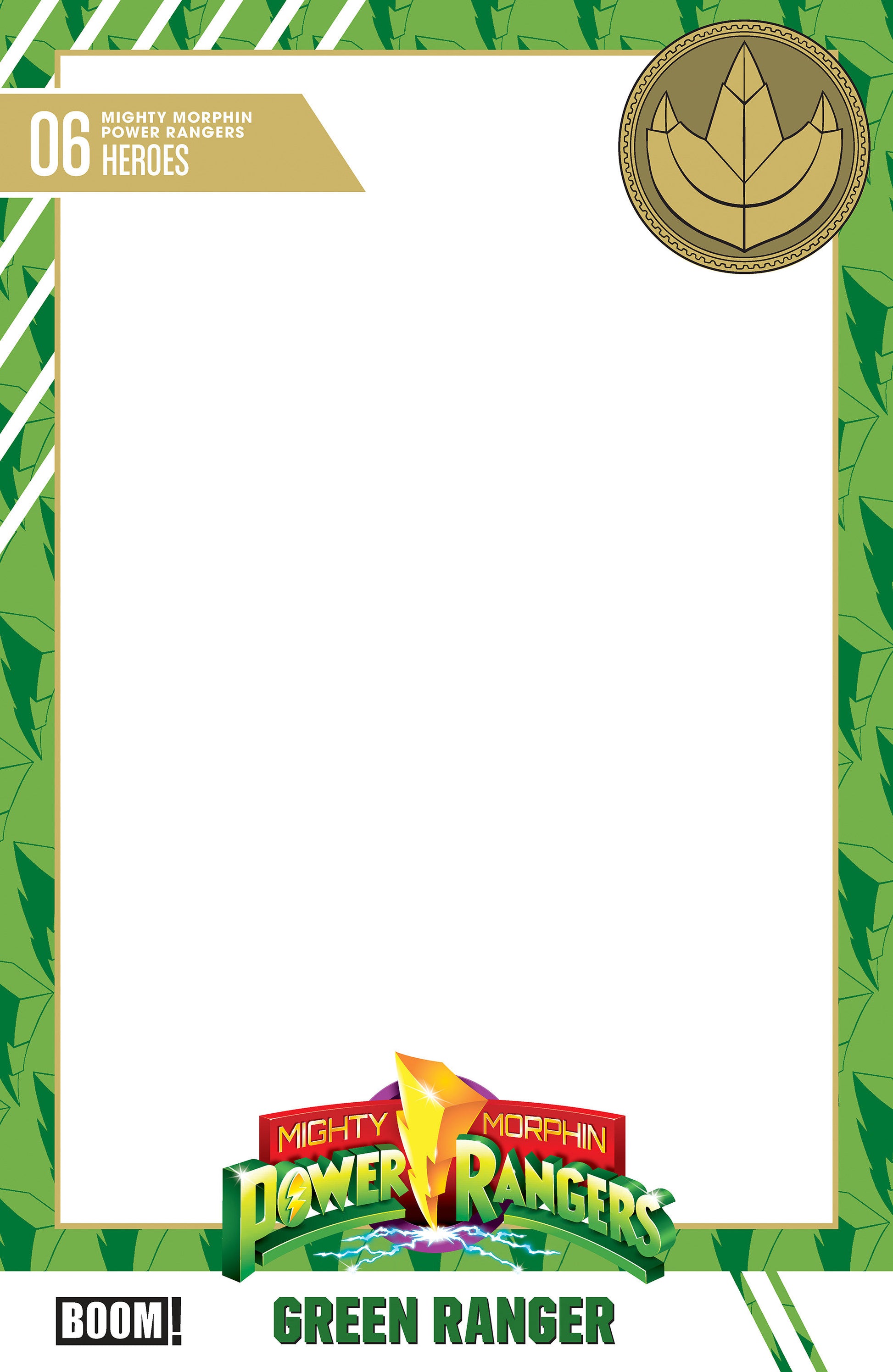 Mighty Morphin Power Rangers (2026) #6 Cover D TBD Artist Trading Card Blank Sketch