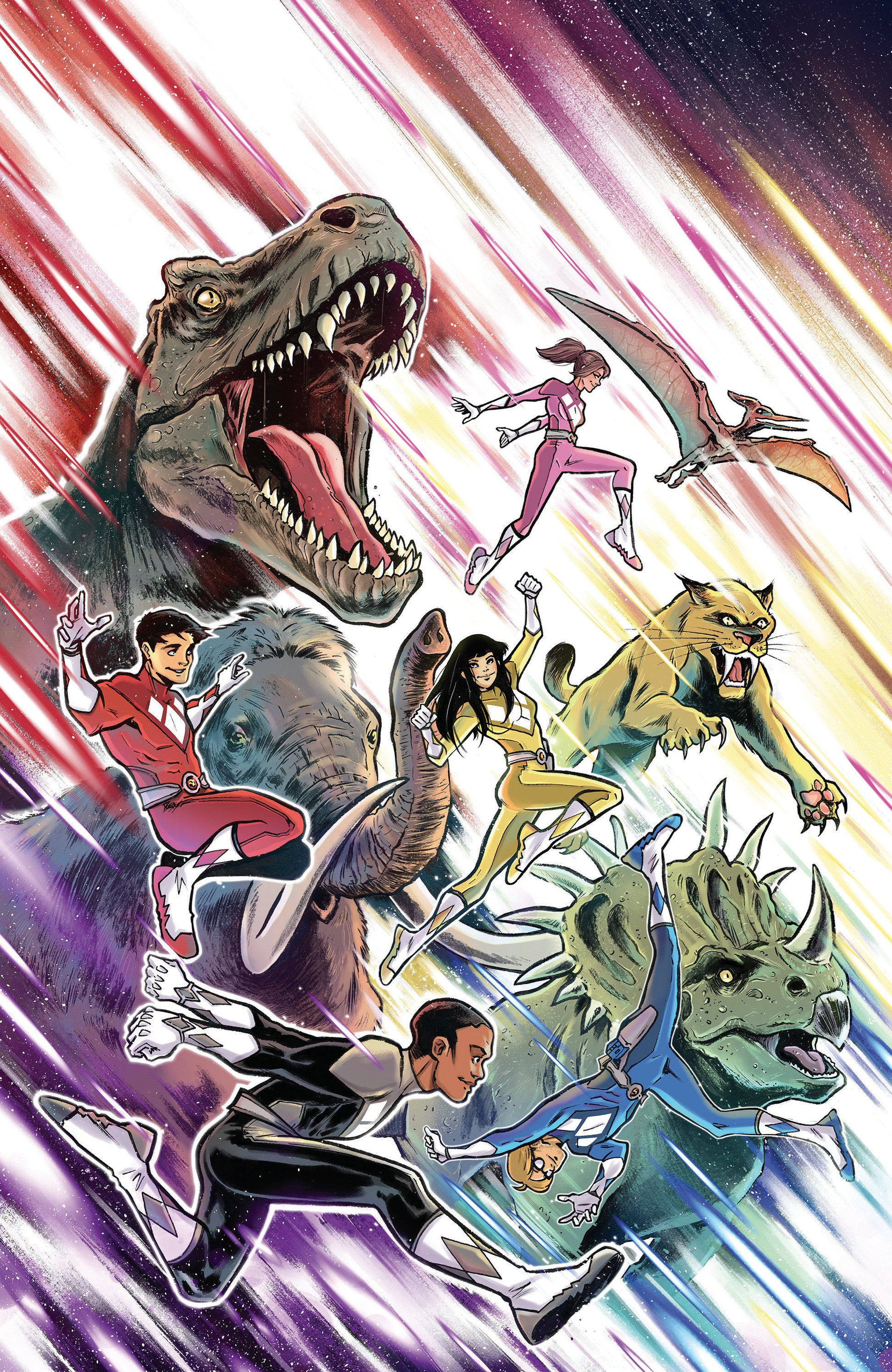 Mighty Morphin Power Rangers (2026) #6 Cover E Simona Di Gianfelice Foil