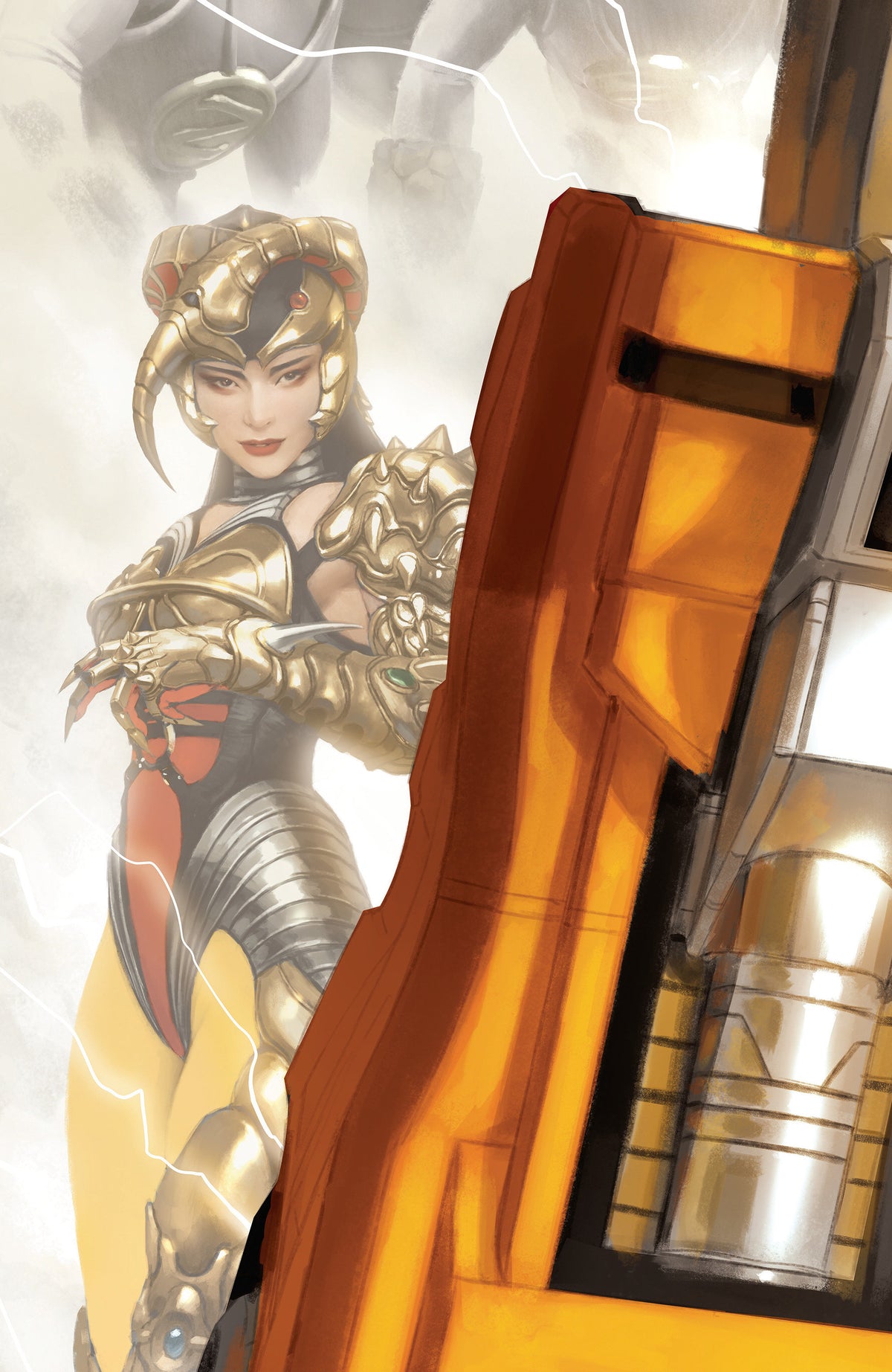 Mighty Morphin Power Rangers (2026) #7 Cover C Miguel Mercado CS Connecting Megazord