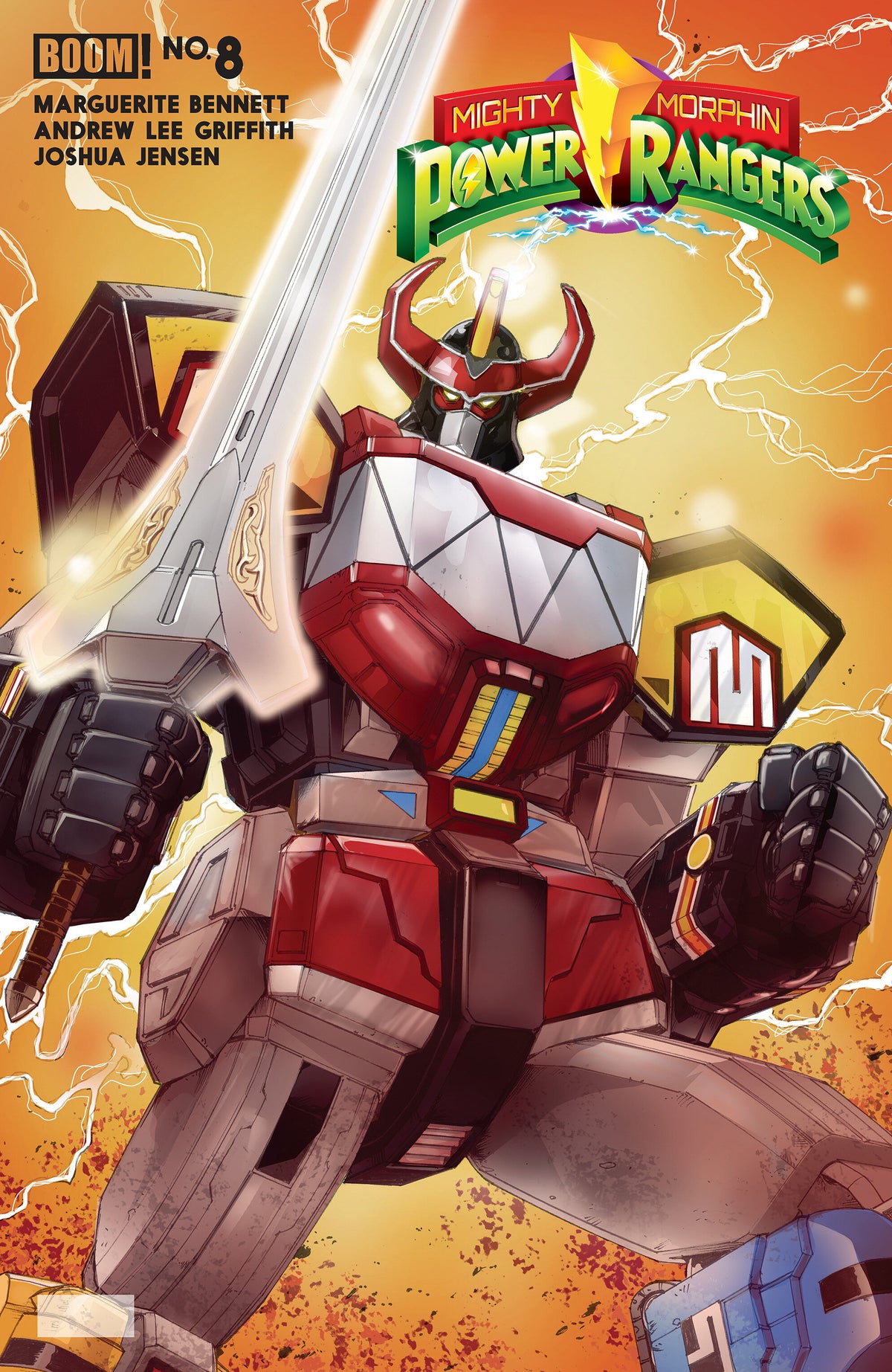 Mighty Morphin Power Rangers (2026) #8 Cover B Andrew Lee Griffith