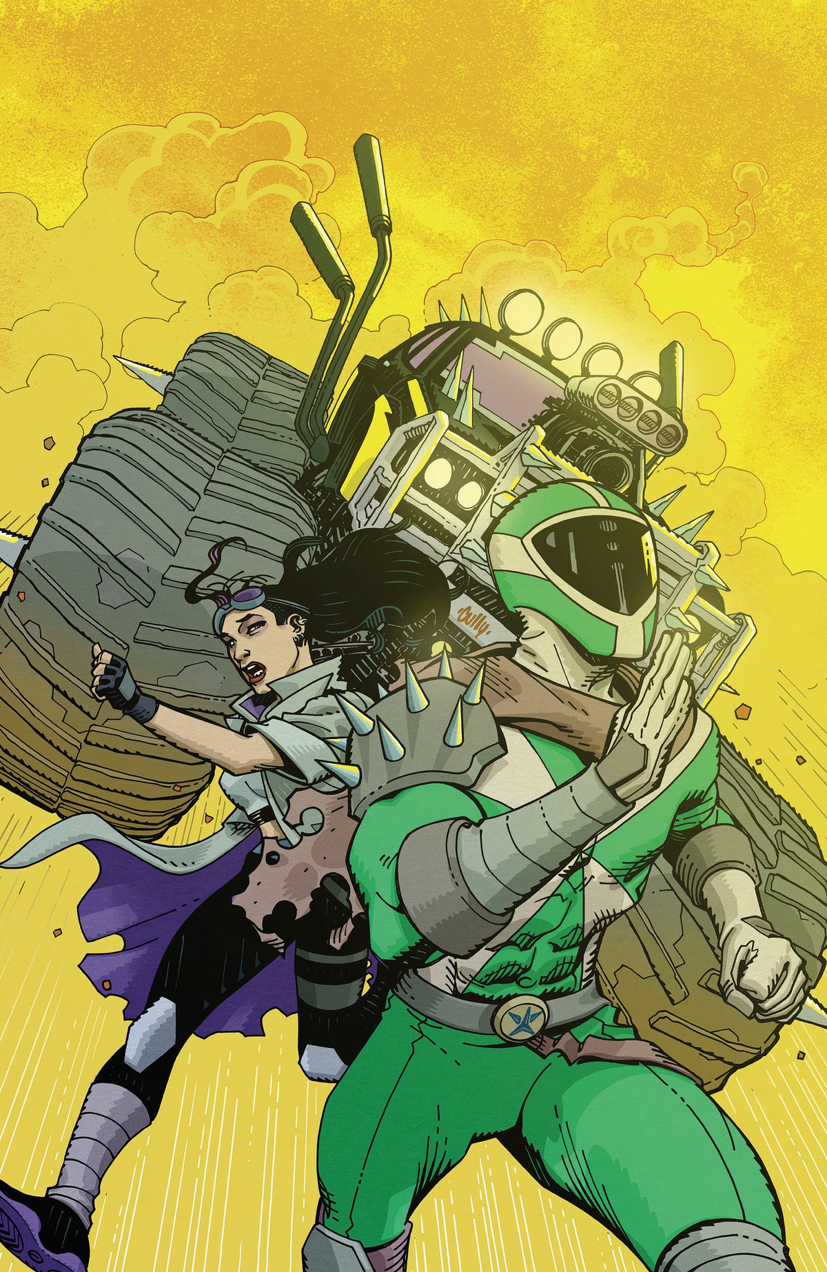 Power Rangers Unlimited (2026) #4 Cover E 1:10 Cully Hamner Foil