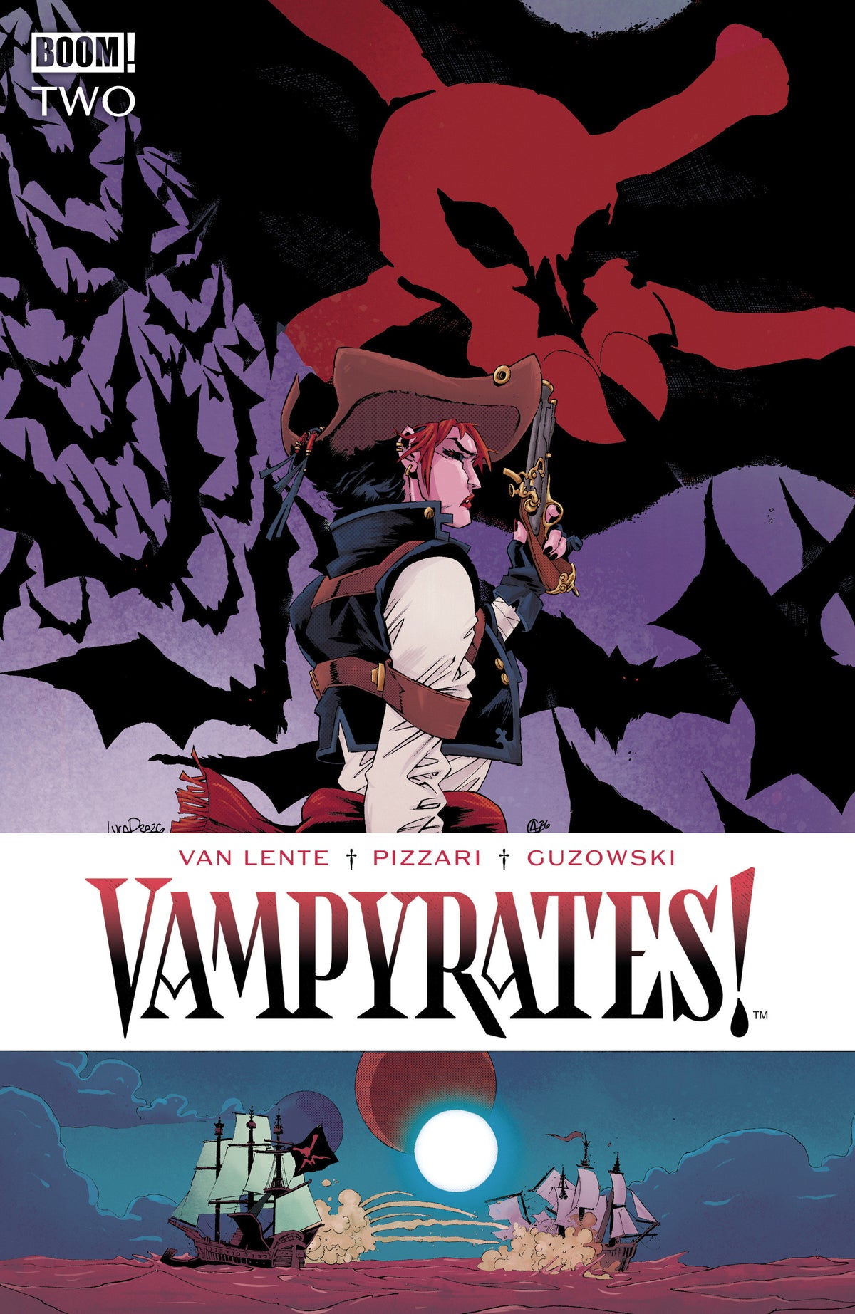 Comic book cover of 'Vampyrates! #2 A Main (Dressed, Pizzari)'
