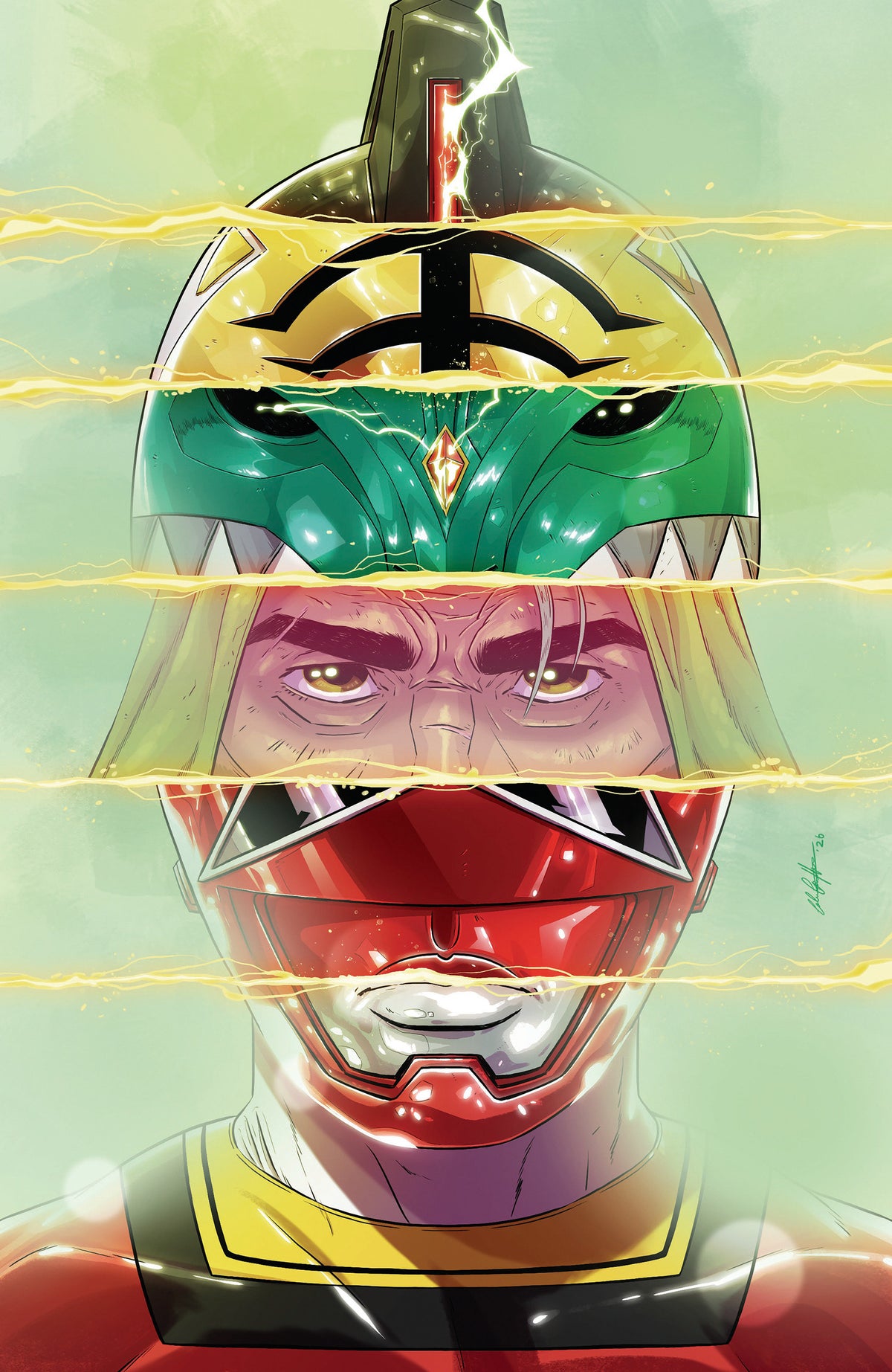 Power Rangers Green #4 Cover F 1:20 Colm Griffin