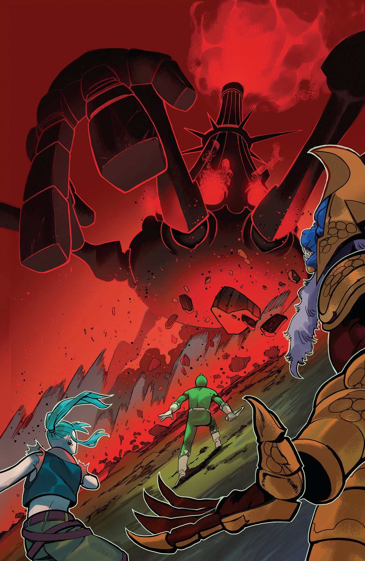 Power Rangers Green #4 Cover H 1:50 Baldemar Rivas