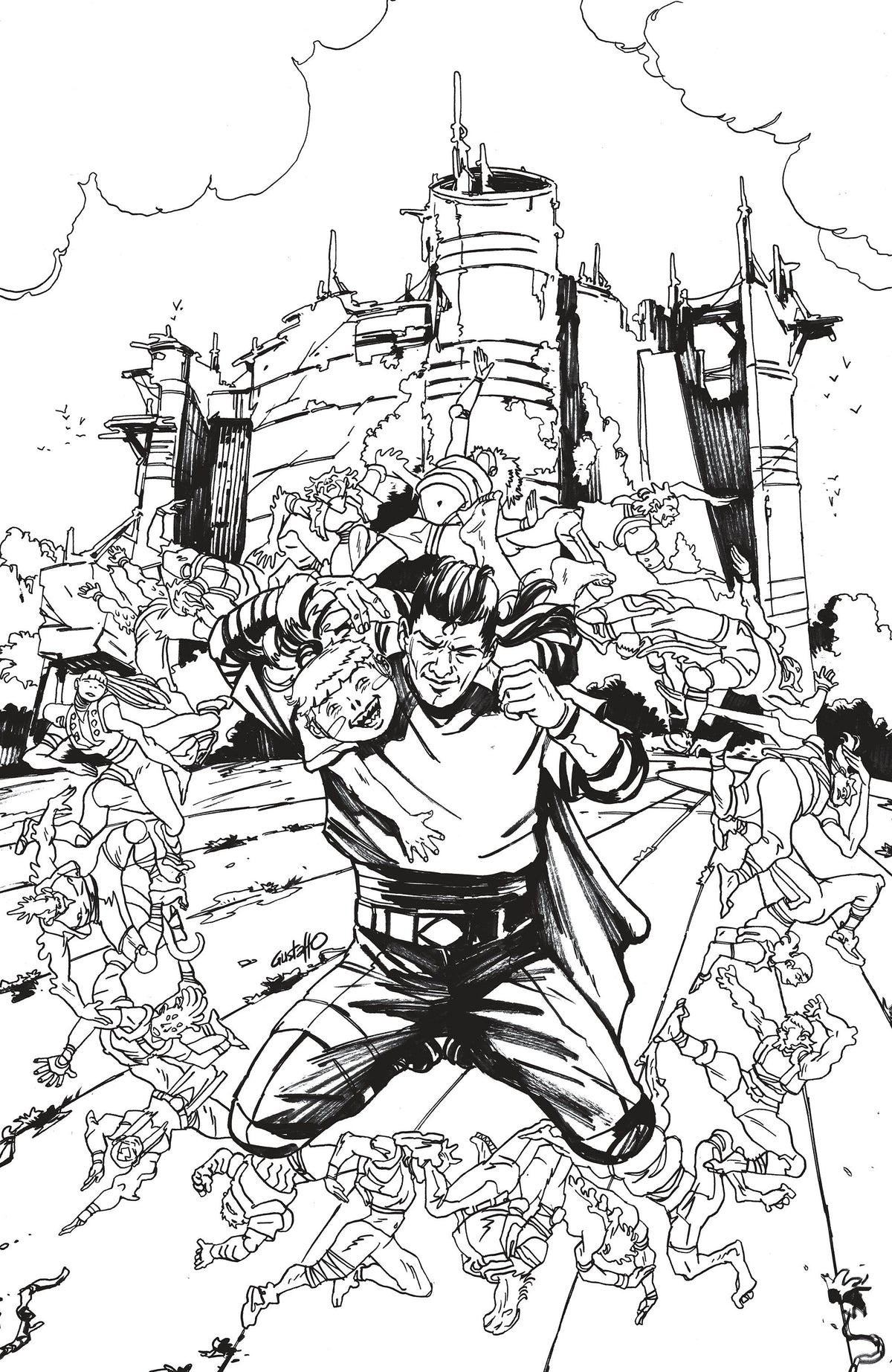 Power Rangers Green #4 Cover J Gustaffo Vargas Unlimited