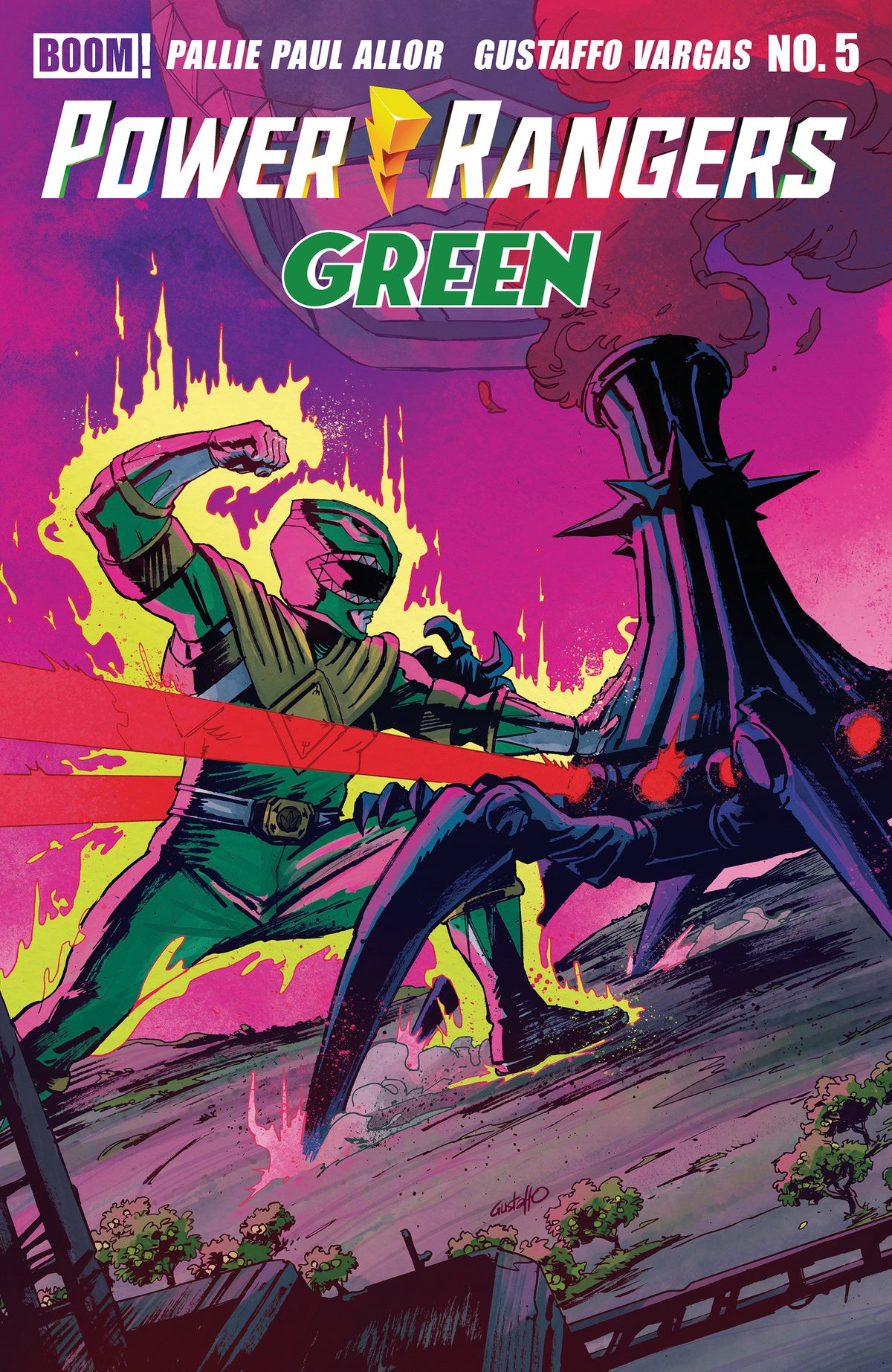 Power Rangers Green #5 Cover B Gustaffo Vargas