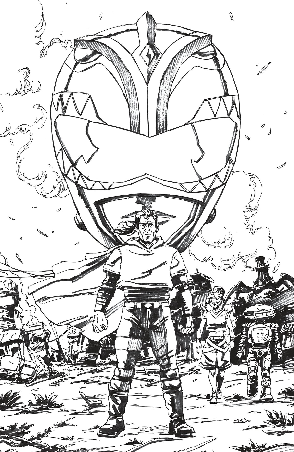 Power Rangers Green #5 Cover J Gustaffo Vargas Unlimited