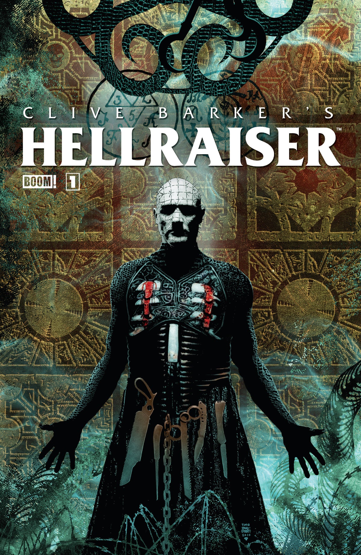 Comic book cover of 'Hellraiser Facsimile Edition #1 A Main (Dressed, Bradstreet) PRESALE 8/26'