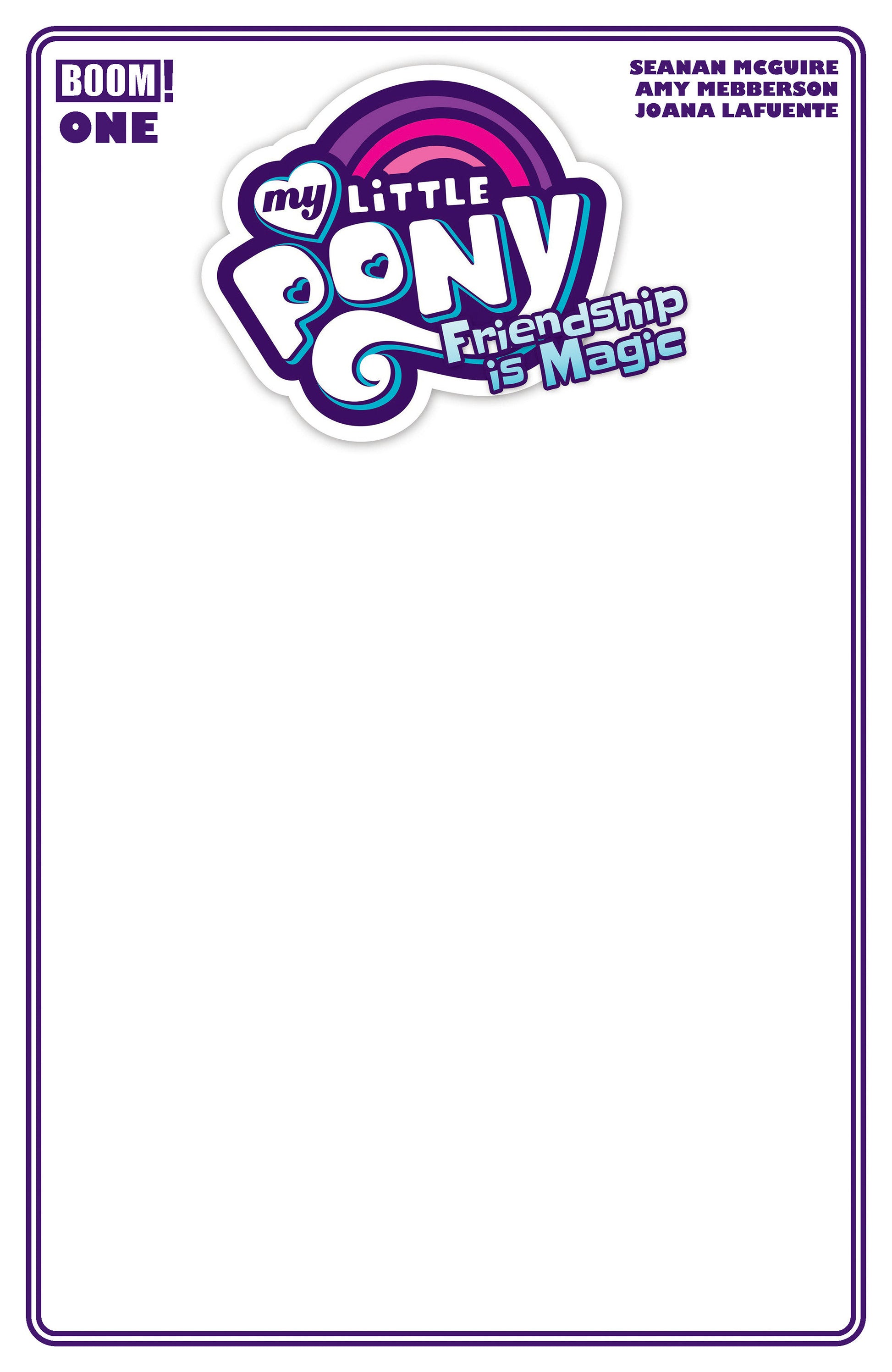My Little Pony: Friendship is Magic (2026) #1 Cover D Blank Sketch