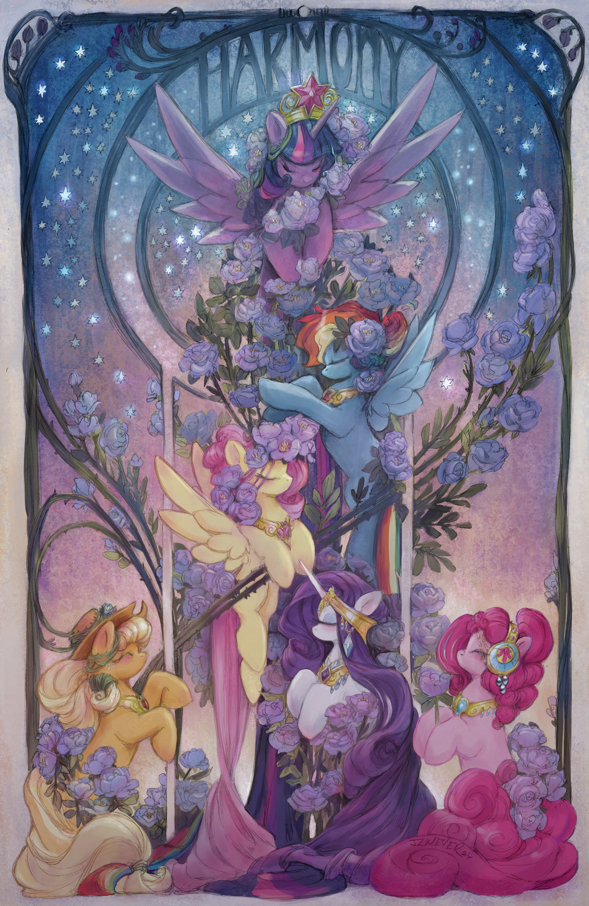 My Little Pony: Friendship is Magic (2026) #1 Cover H 1:50 Jennifer Meyer Full Art