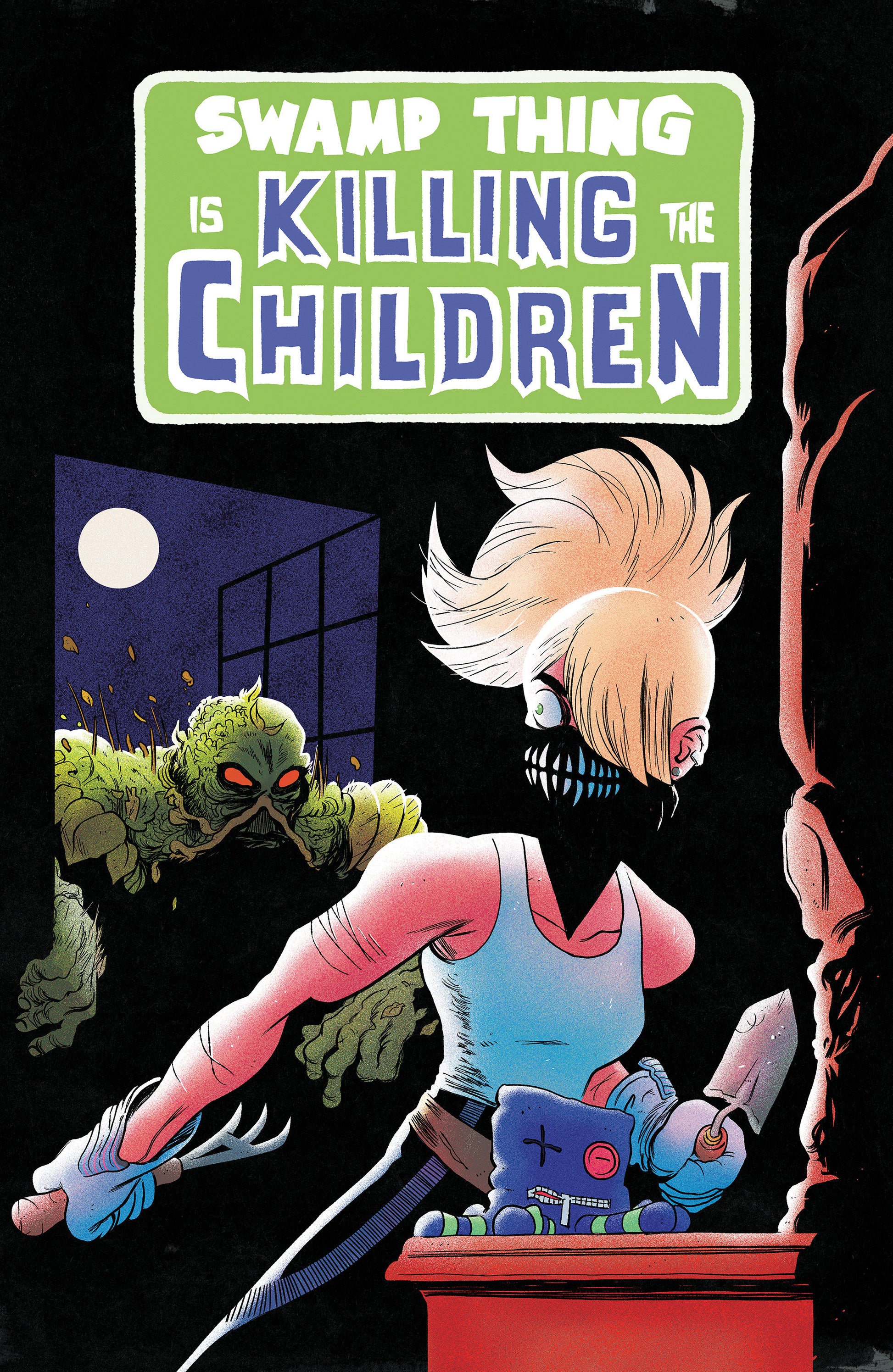 Swamp Thing is Killing the Children #1 Cover C Tyler Boss Swamp Thing Homage