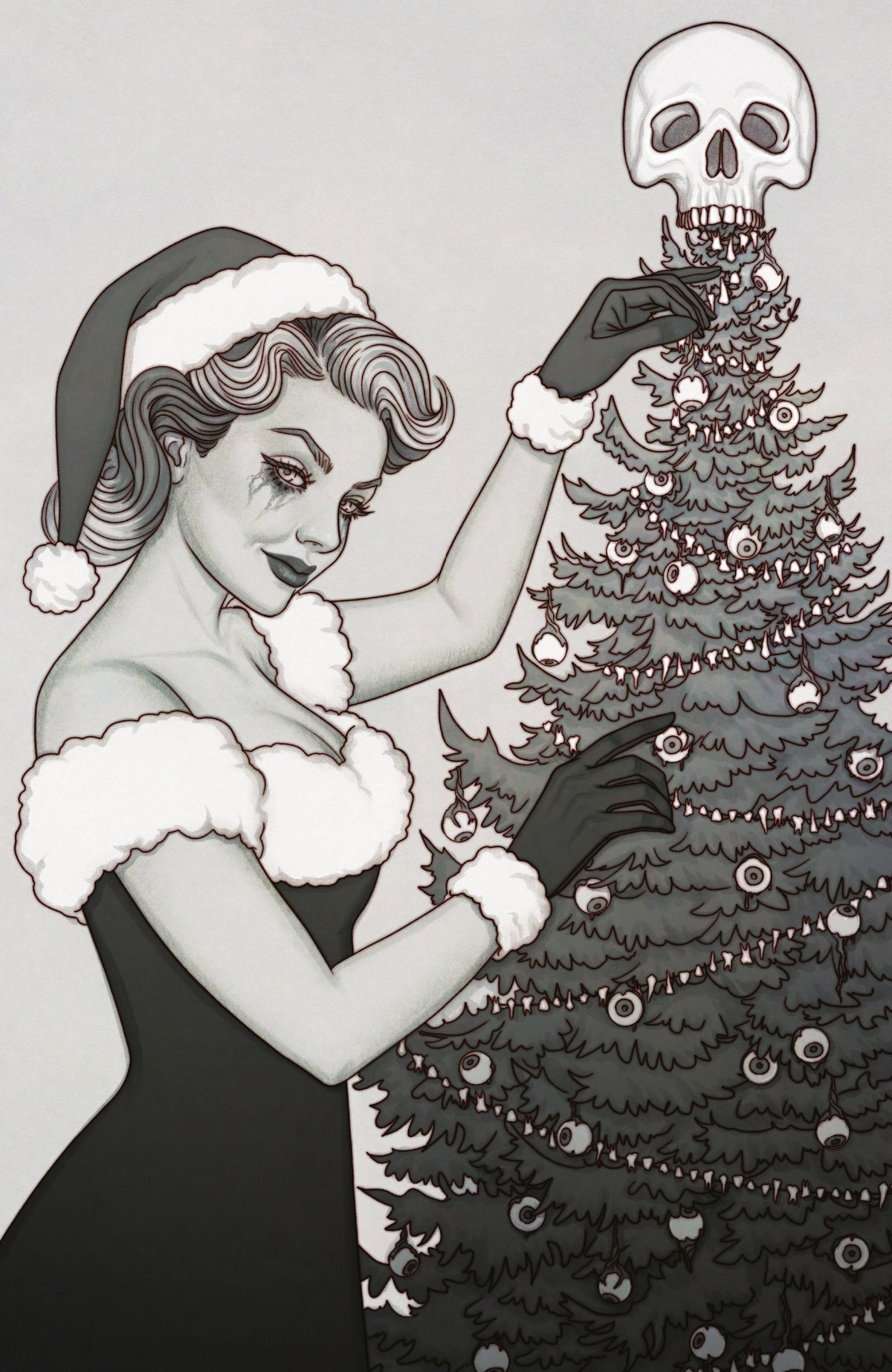 Christmas Darkness #1 Cover C Jenny Frison Glow in the Dark