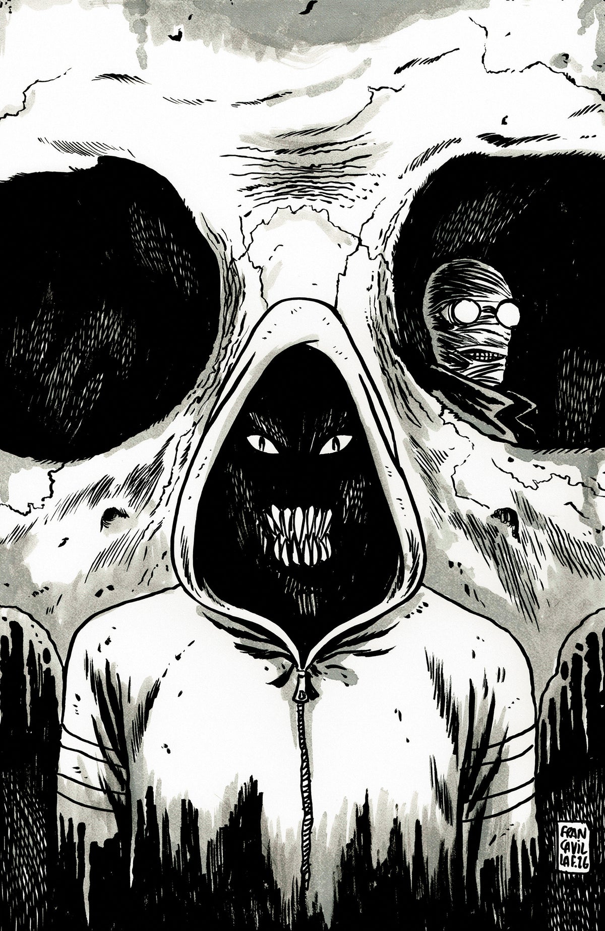 Stuff of Nightmares: The Hoodie #1 Cover D Francesco Francavilla Glow in the Dark
