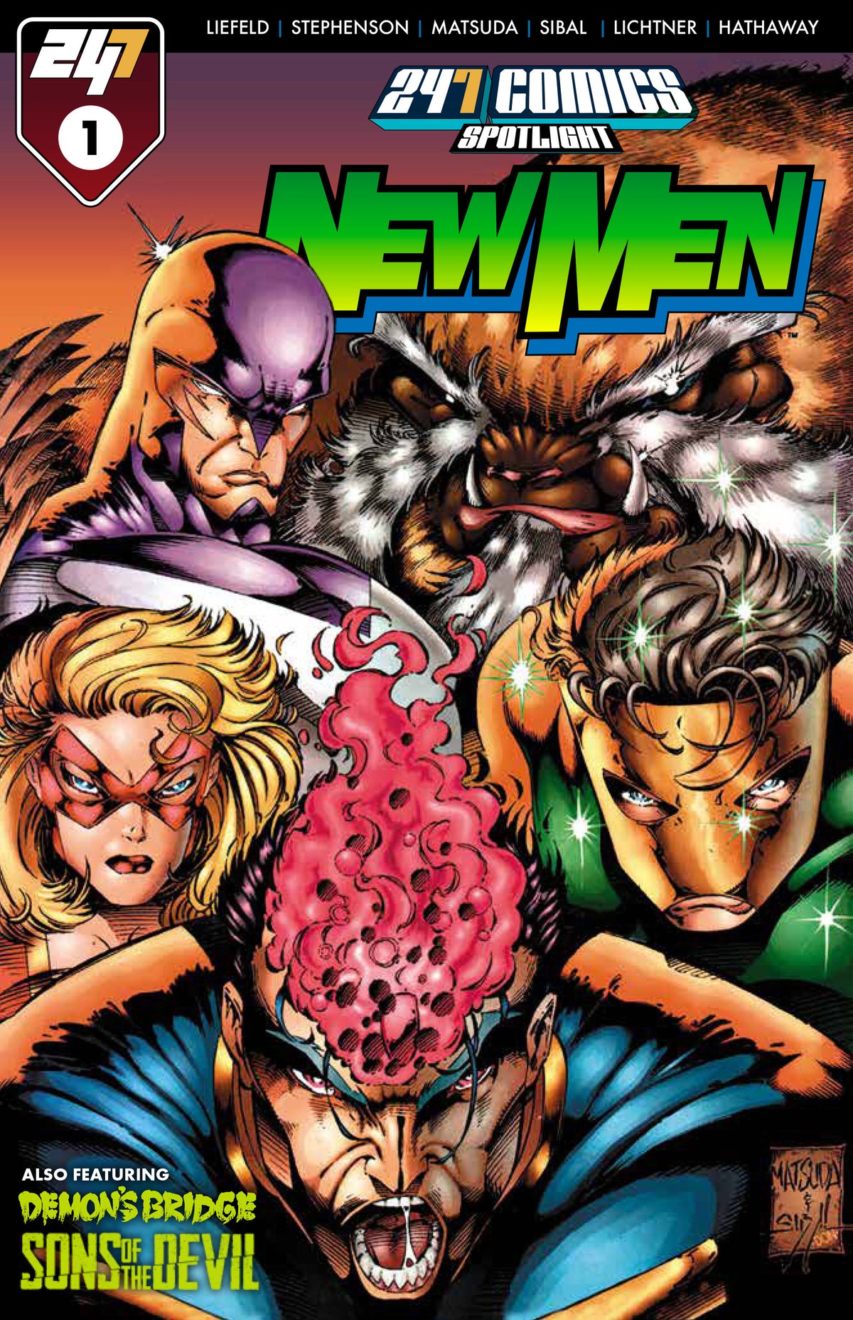 247 Comics Presents / Spotlight #1 Cover E Jeff Matsuda Newmen