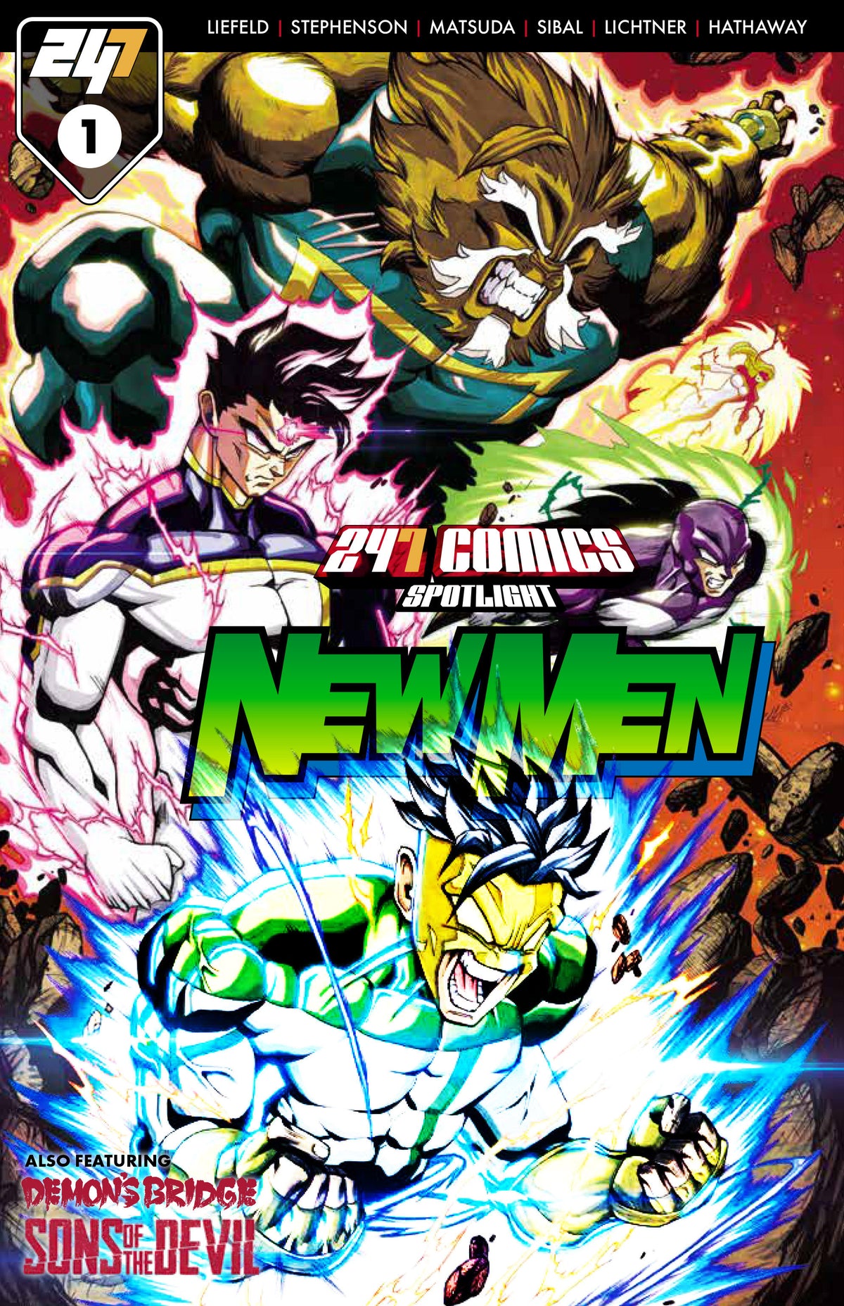 247 Comics Presents / Spotlight #1 Cover F Mario Foccillo NEWMEN Manga