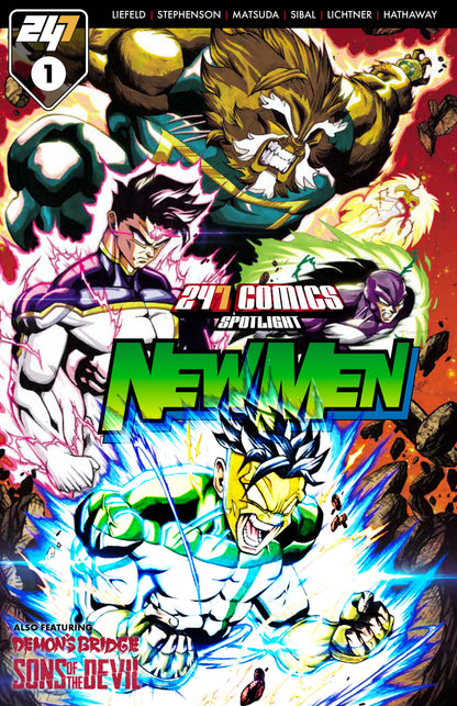 247 Comics Presents / Spotlight #1 Cover F Mario Foccillo NEWMEN Manga