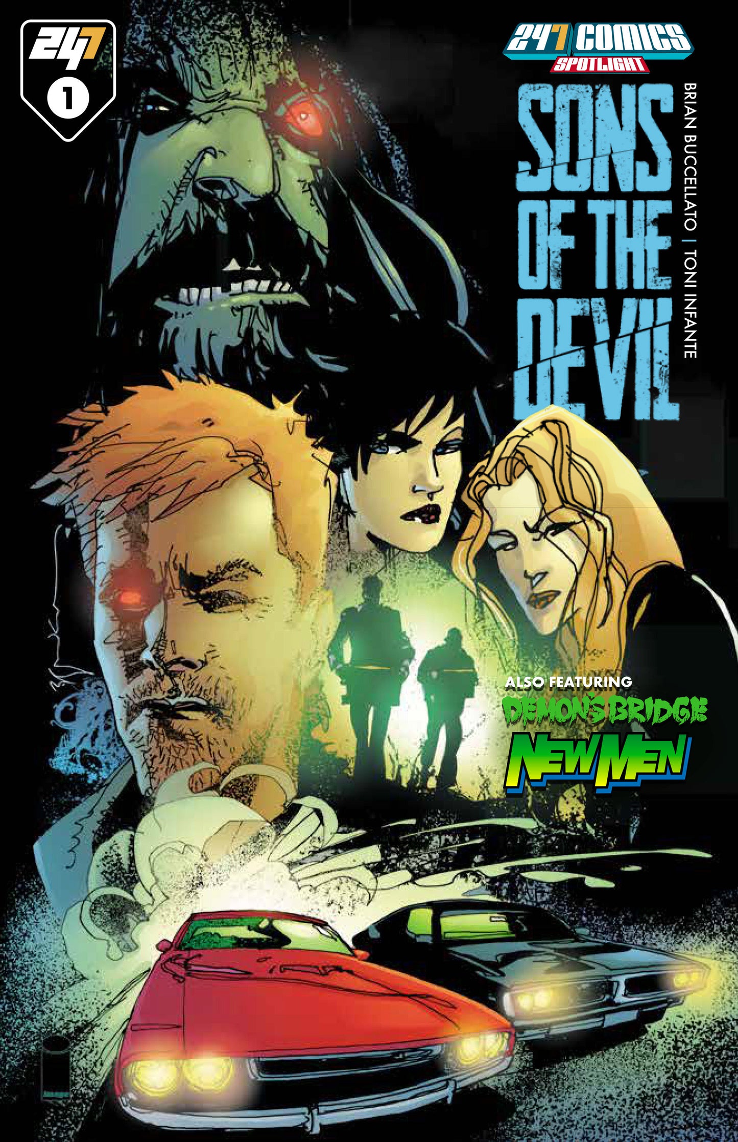 247 Comics Presents / Spotlight #1 Cover G Bill Sienkiewicz Sons of the Devil