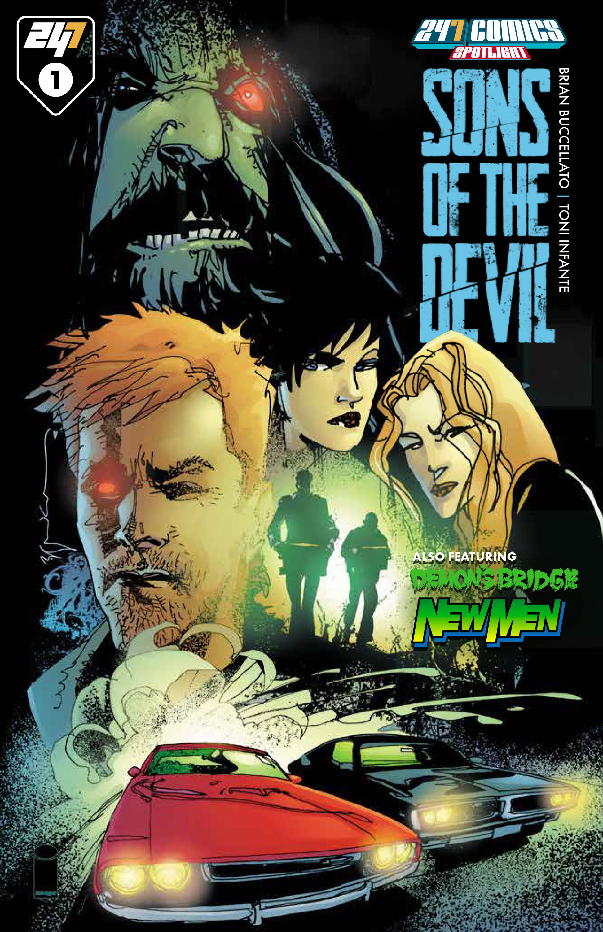 247 Comics Presents / Spotlight #1 Cover G Bill Sienkiewicz Sons of the Devil
